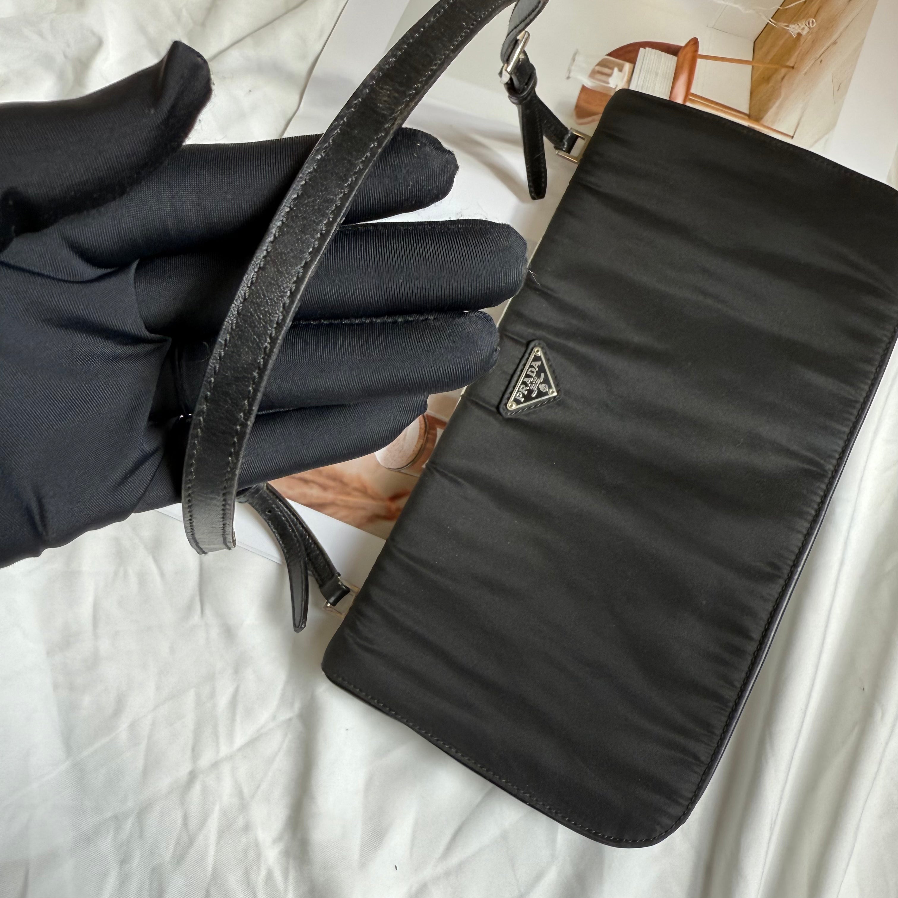 Prada Tessuto Nylon Shoulder Bag