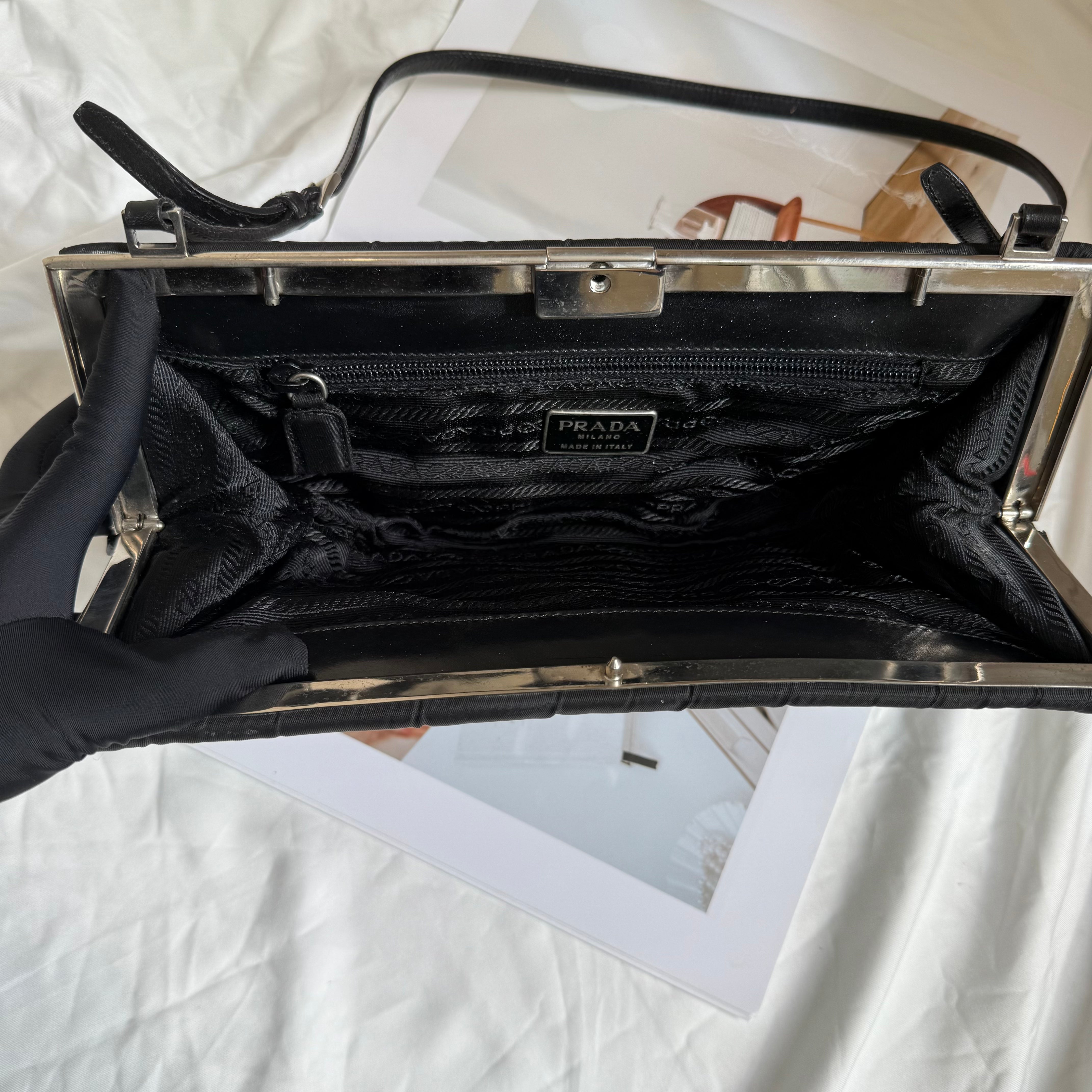 Prada Tessuto Nylon Shoulder Bag