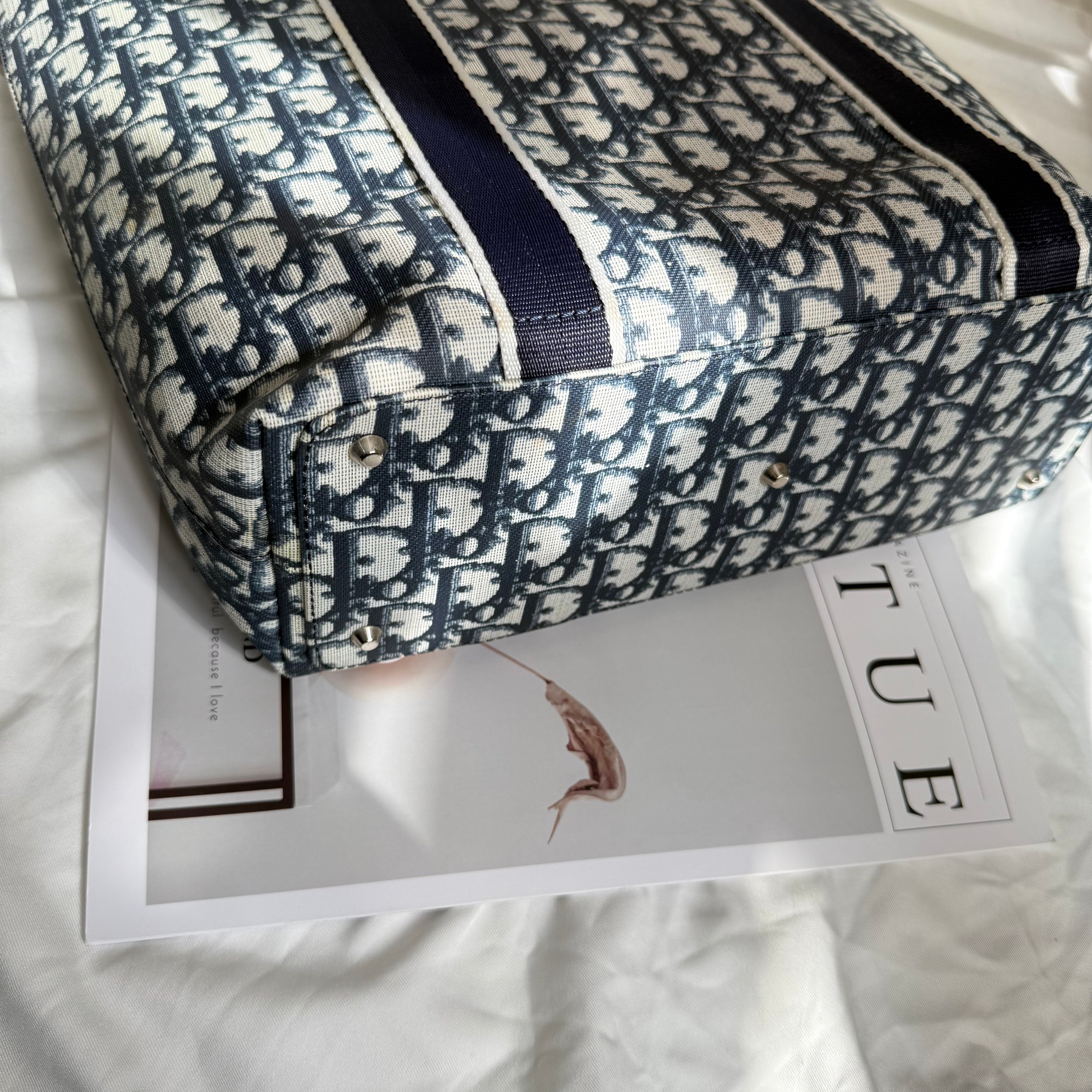 Christian Dior Monogram Trotter No. 1 Tote Bag Navy