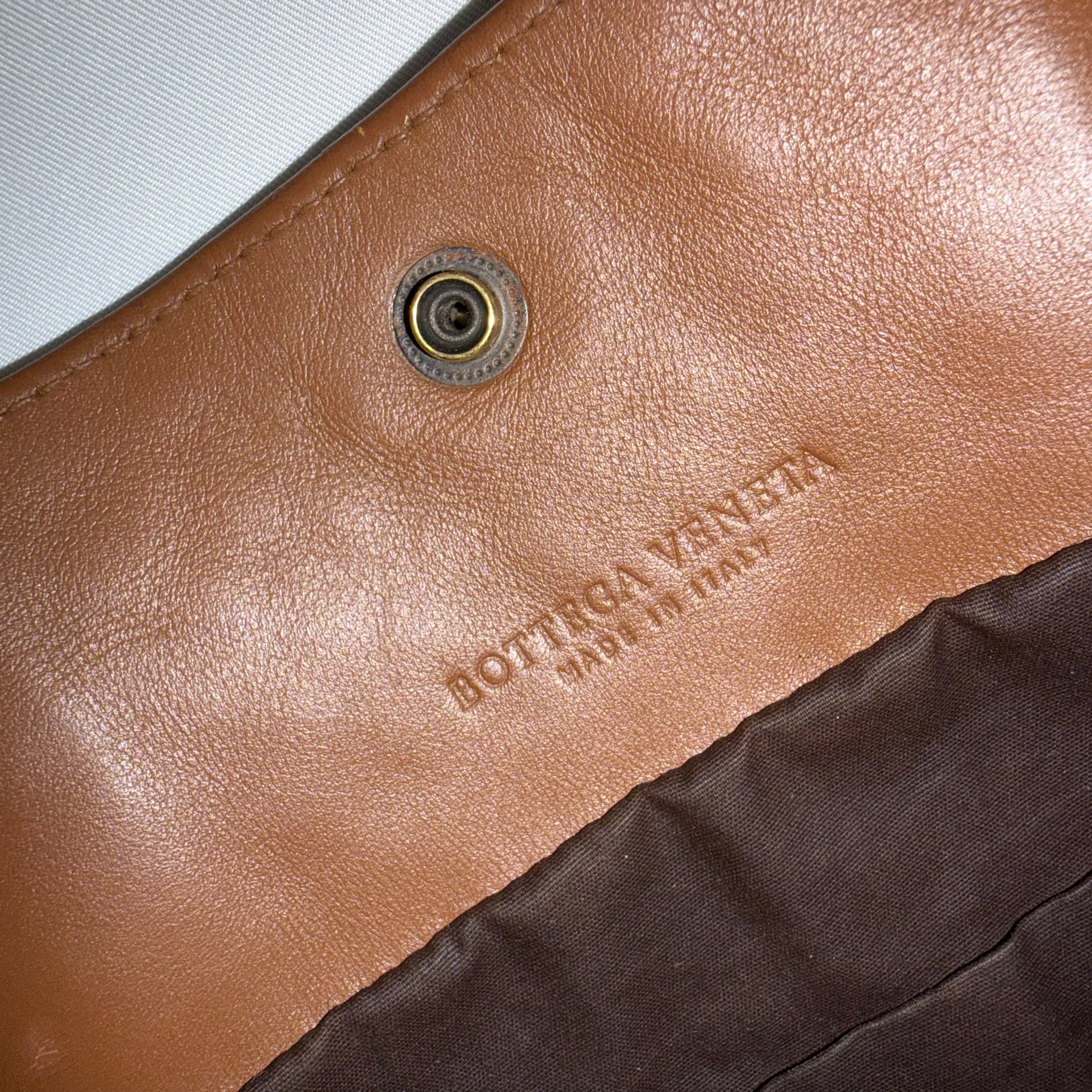 Bottega Veneta Nappa Intrecciato Brown Tote Bag