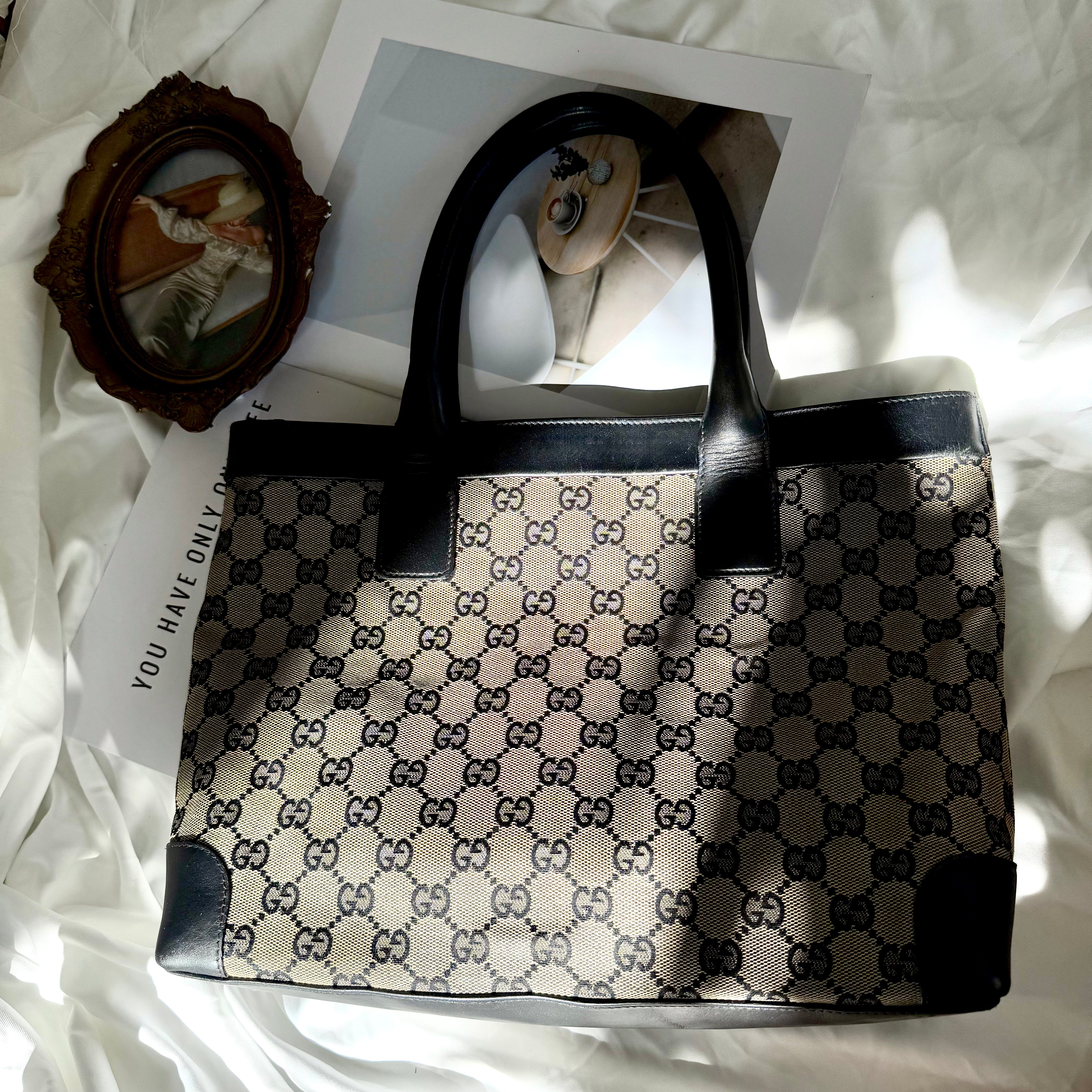 Gucci Tote Bag GG Canvas