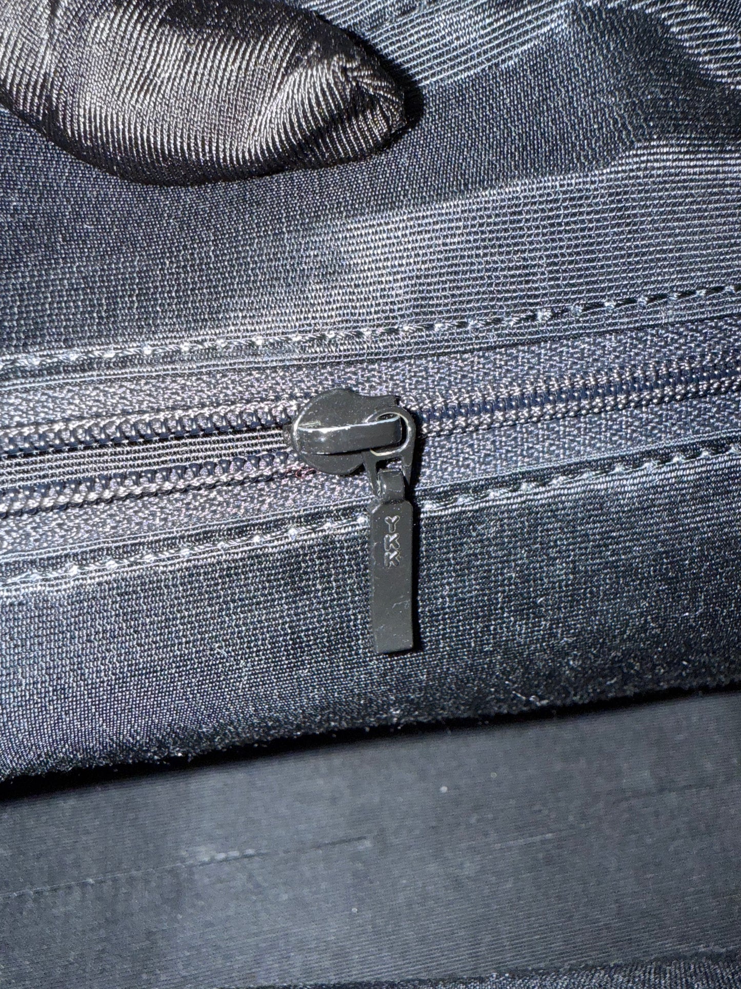 Burberry Check Pattern Leather and Canvas Shoulder Bag