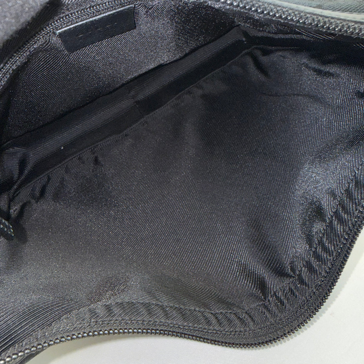 Gucci Black Monogram GG Canvas Shoulder Bag