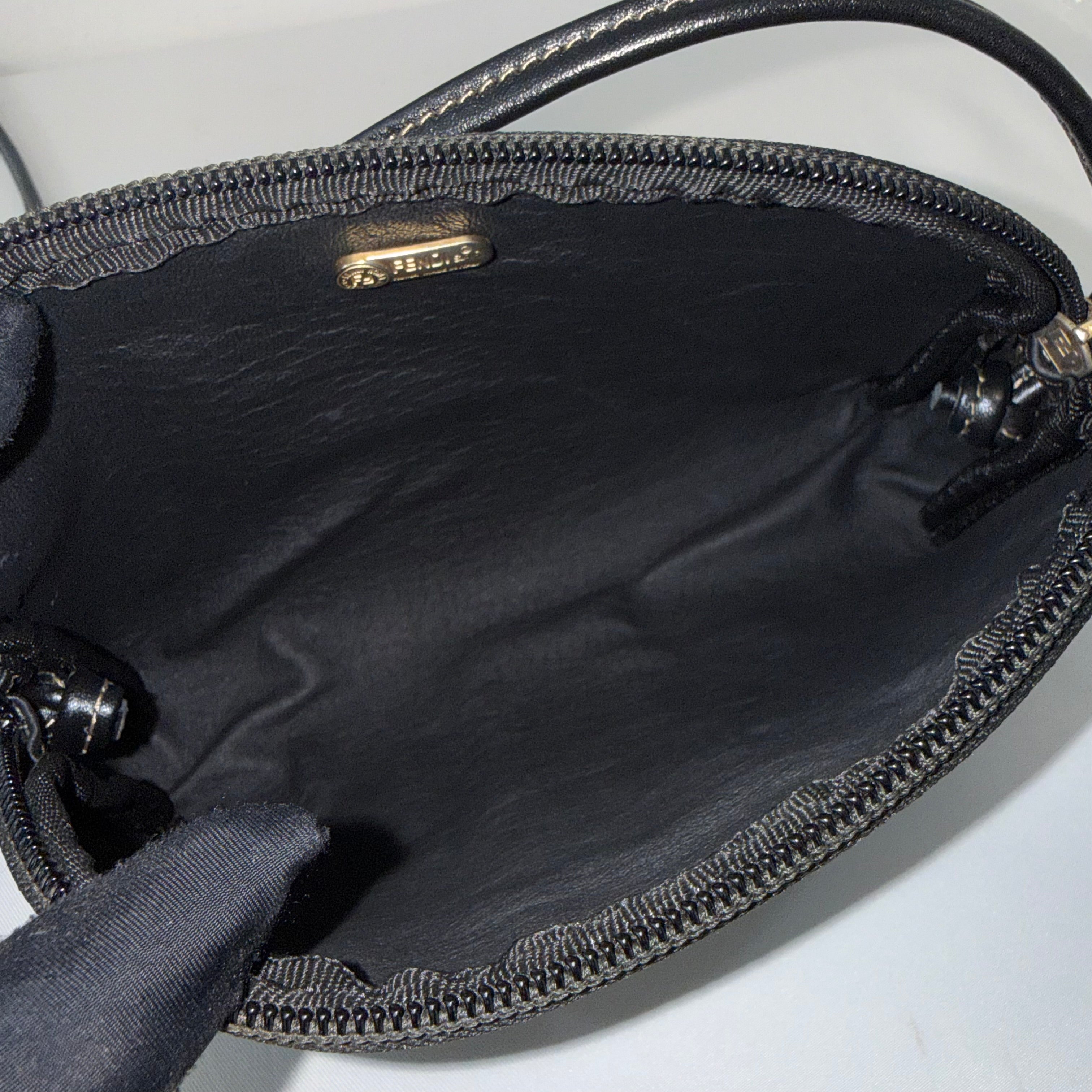 Vintage Pequin Crossbody Coated Canvas Small