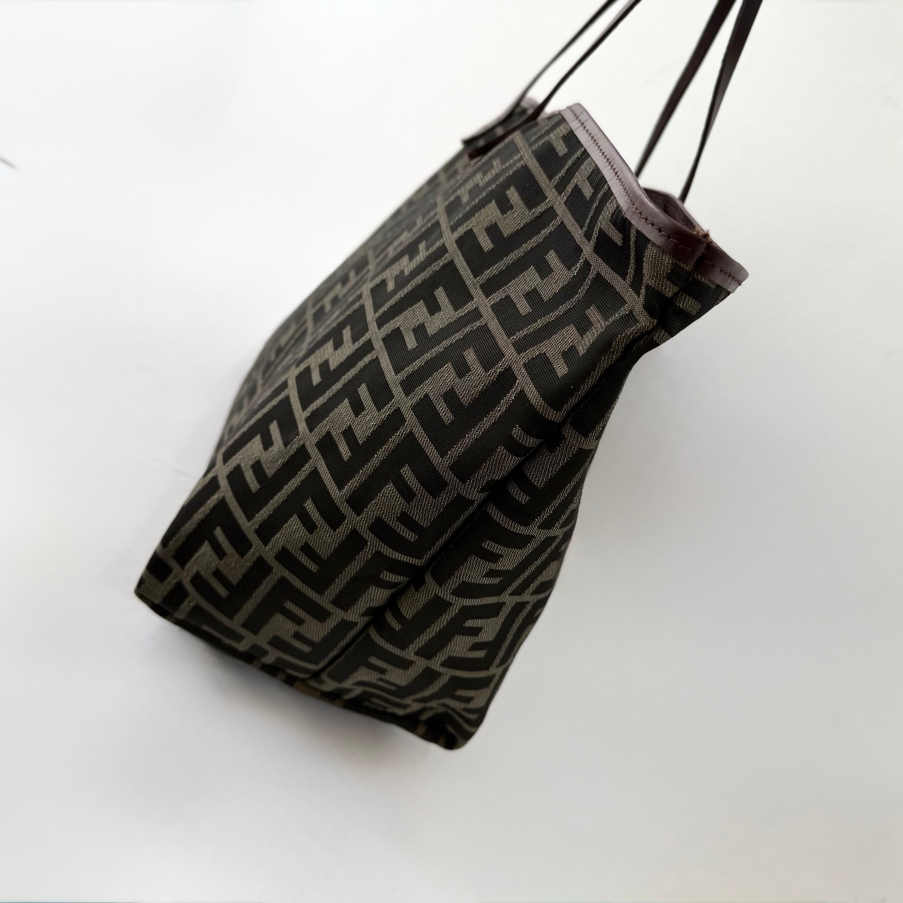 Fendi Brown Zucca Canvas Tote