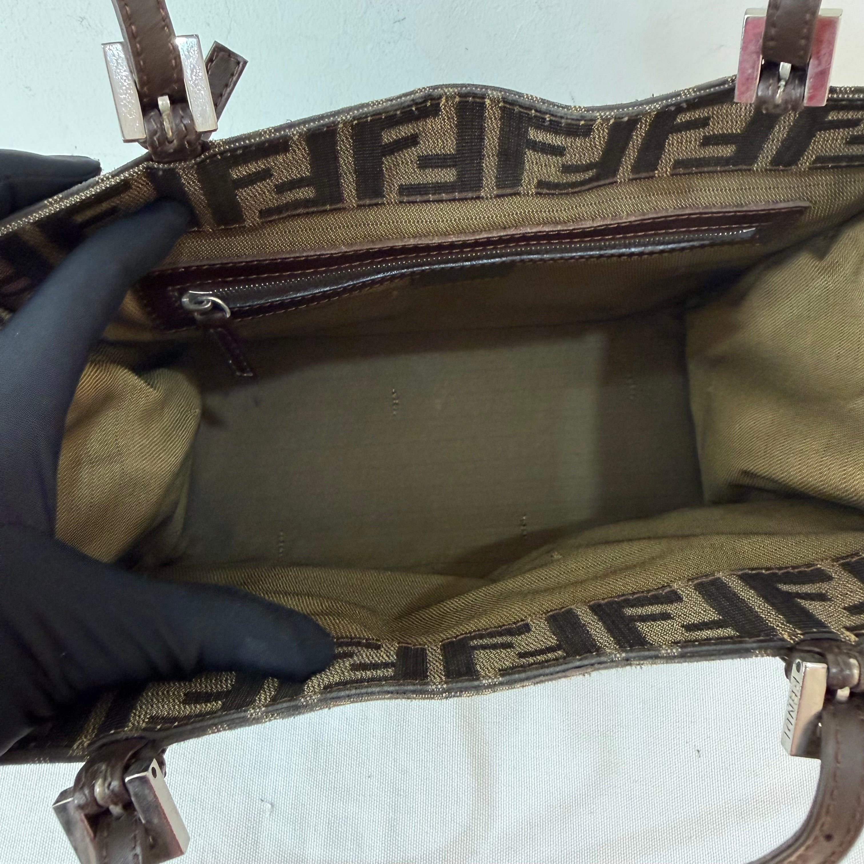 Fendi FF Monogram Baguette Tote Bag