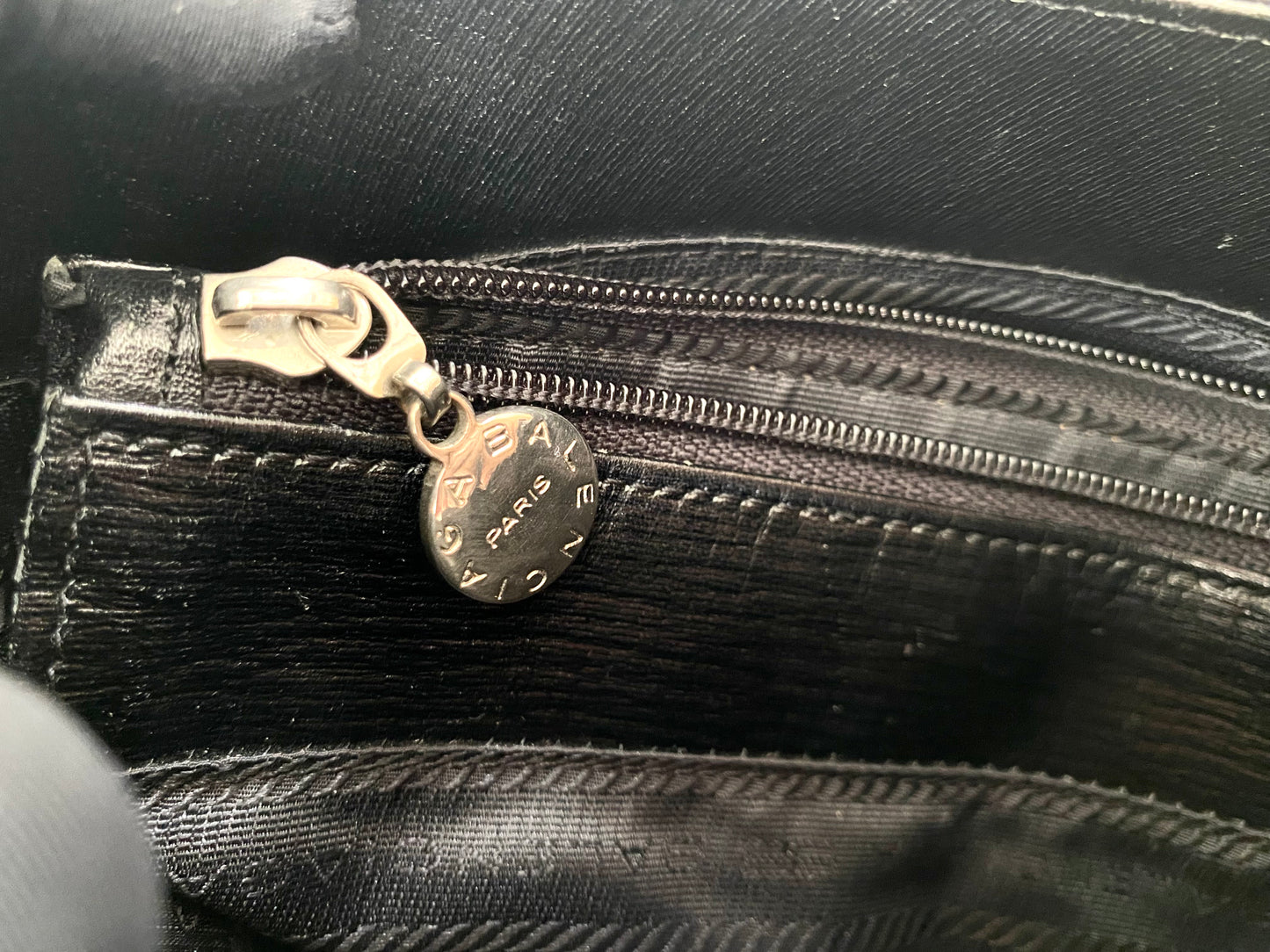 Balenciaga Black Leather Handbag