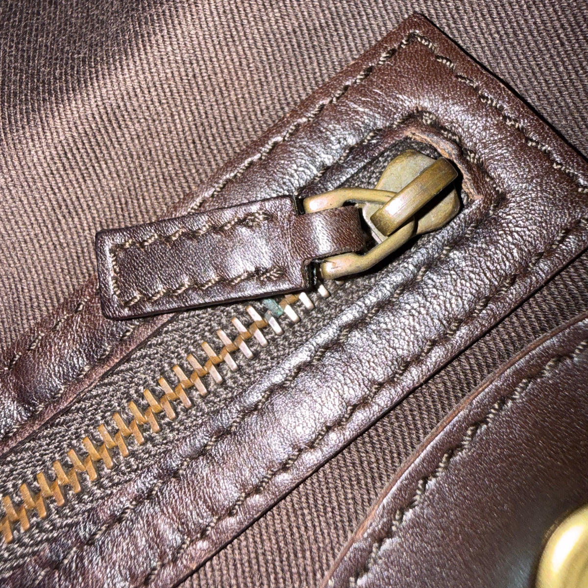 Gucci GG Brown Monogram Bucket Bag