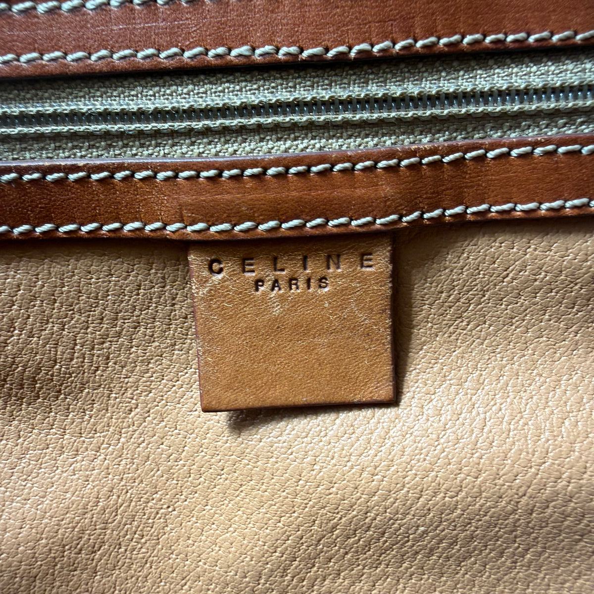 Celine Macadam Coated Canvas Tote Bag