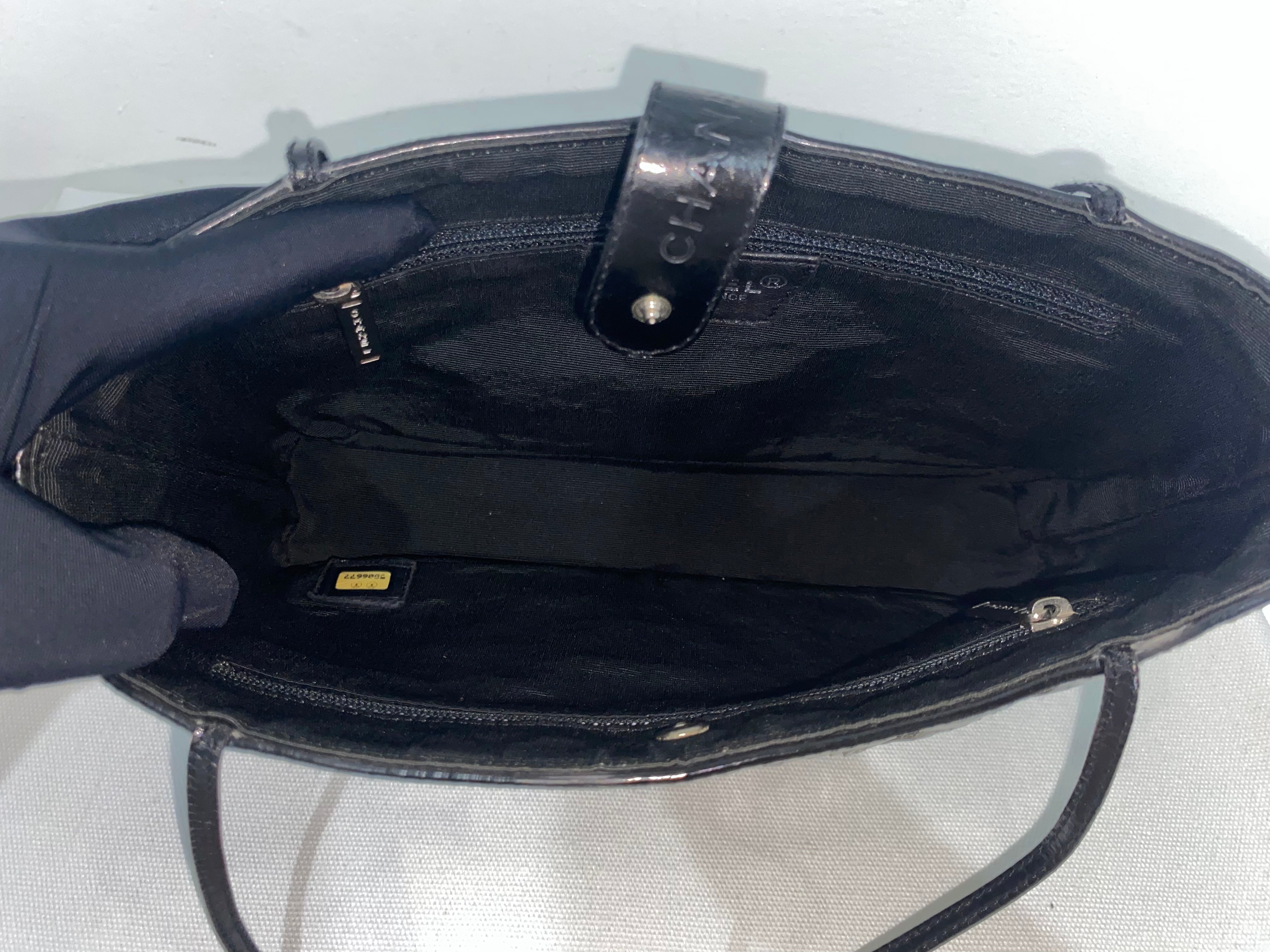 Chanel Vintage Fringe CC Tote Quilted Printed Canvas