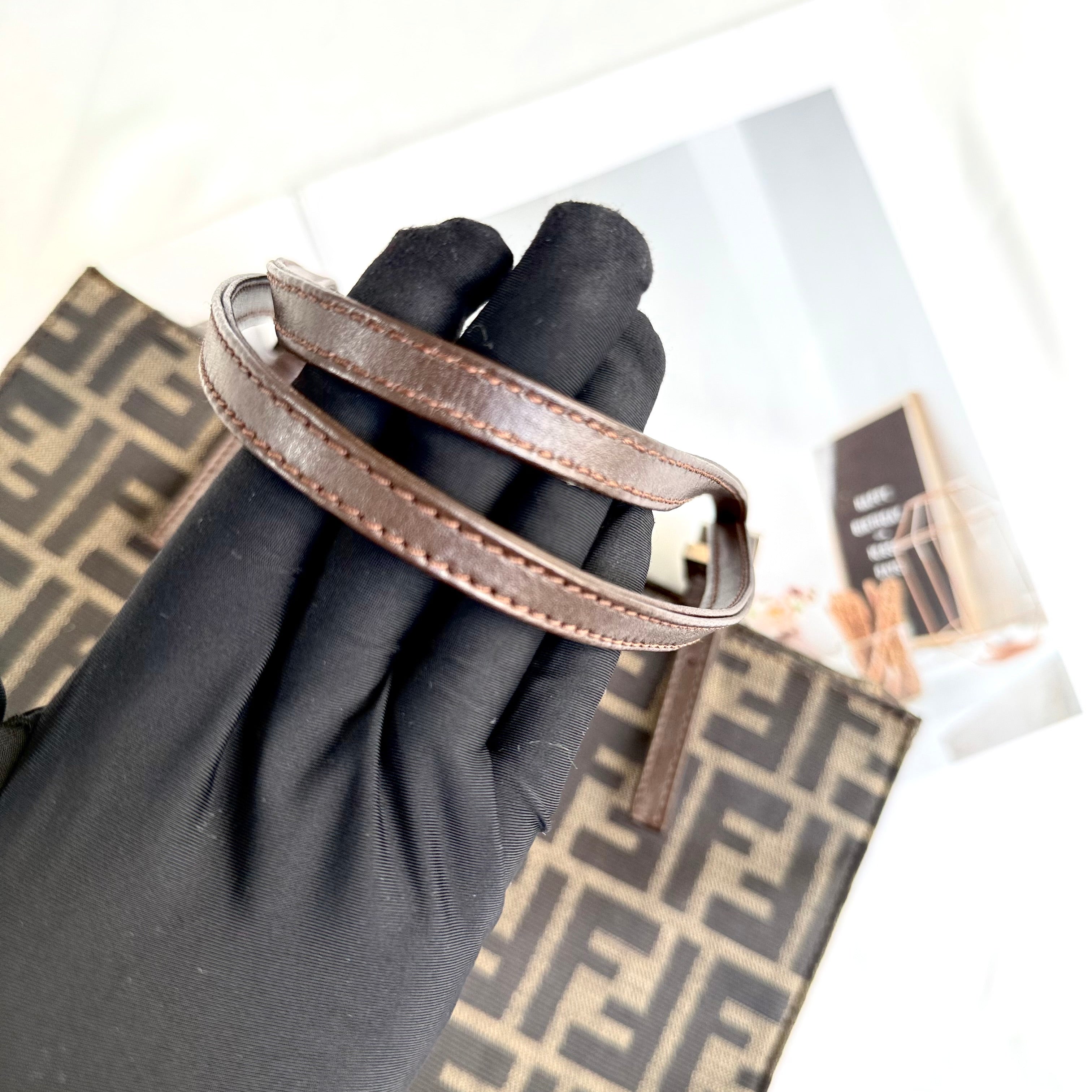 Fendi FF Monogram Baguette Tote Bag