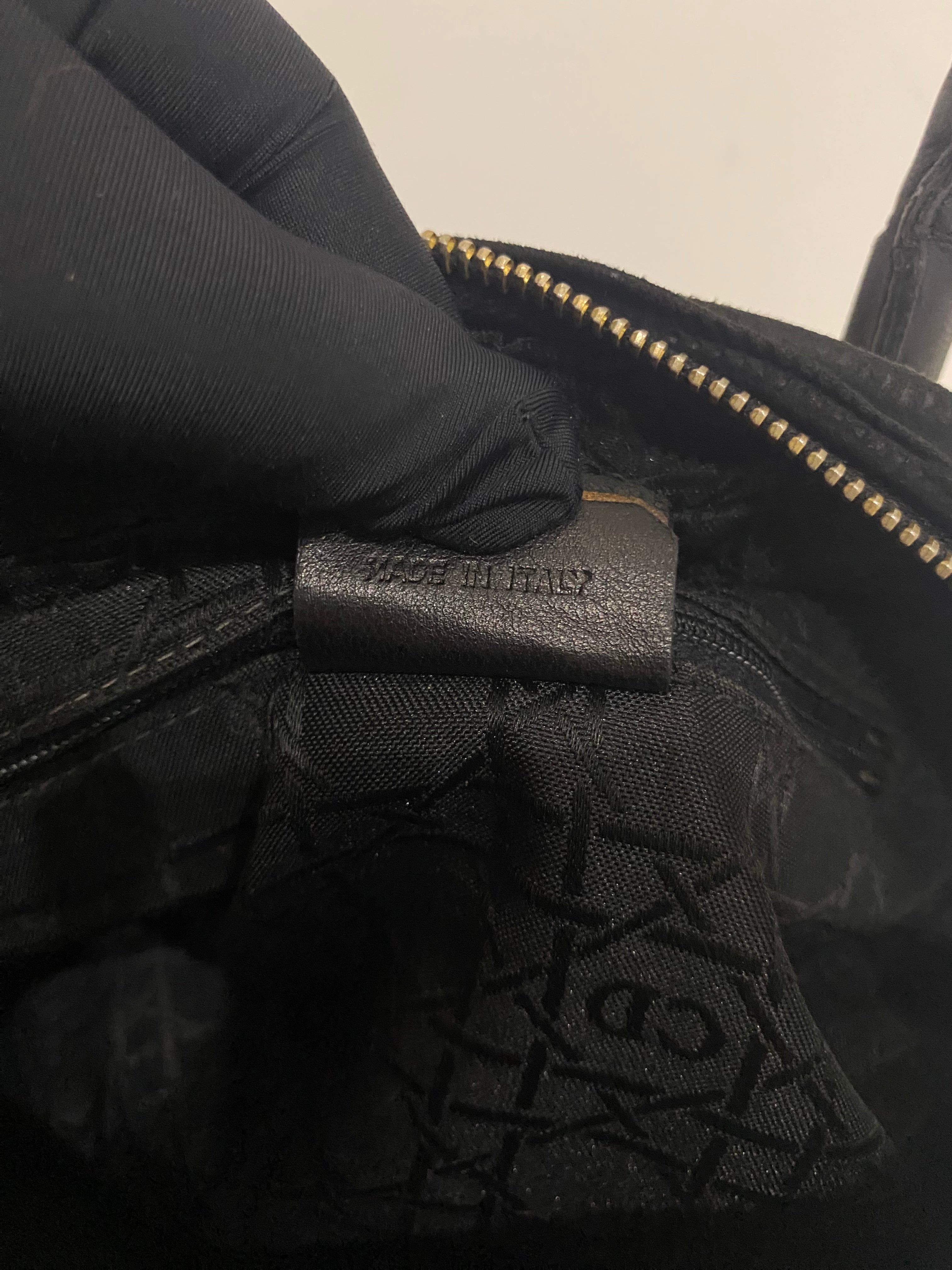 Christian Dior Black Cannage Vintage Handbag