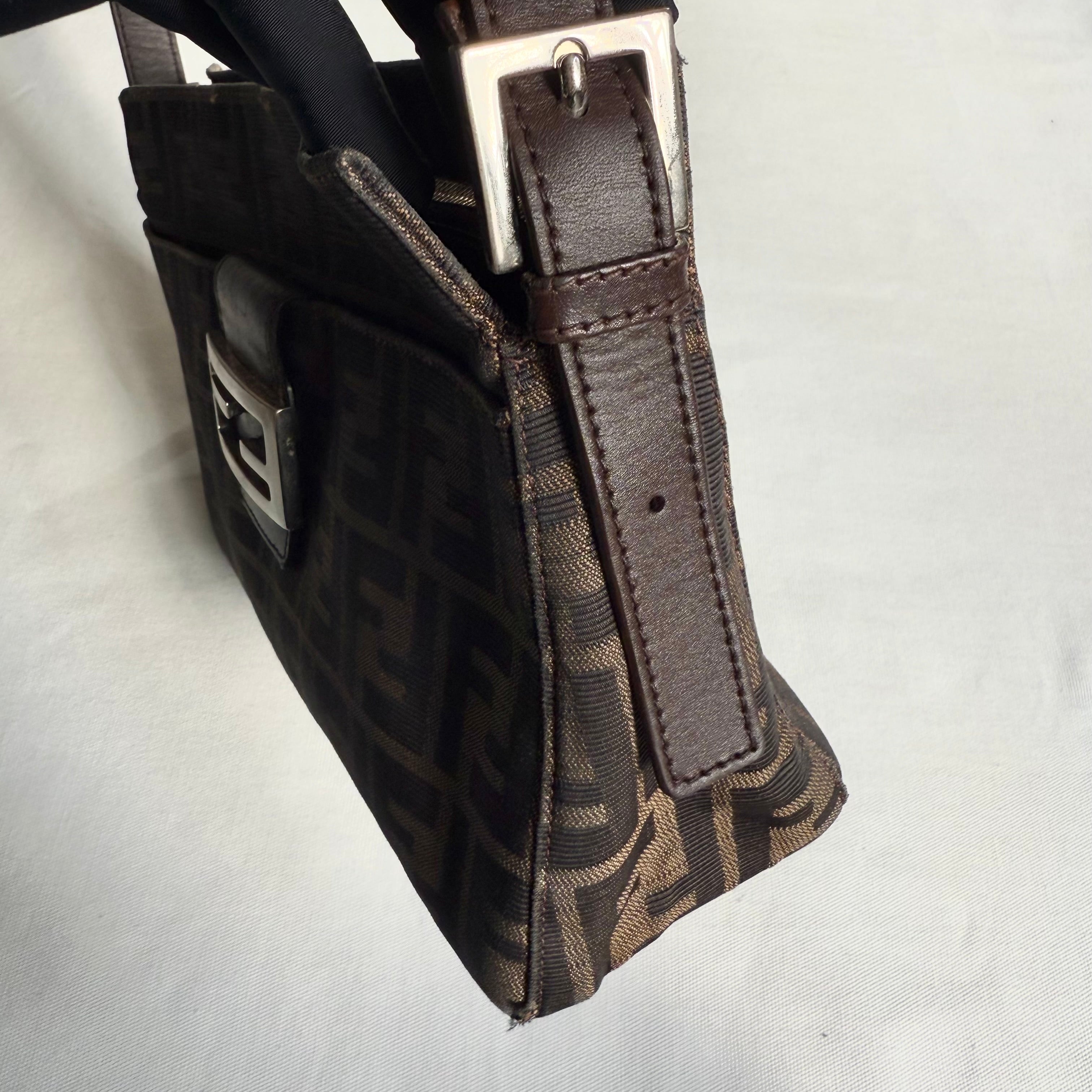 Fendi Zucca FF Mamma Baguette Flap