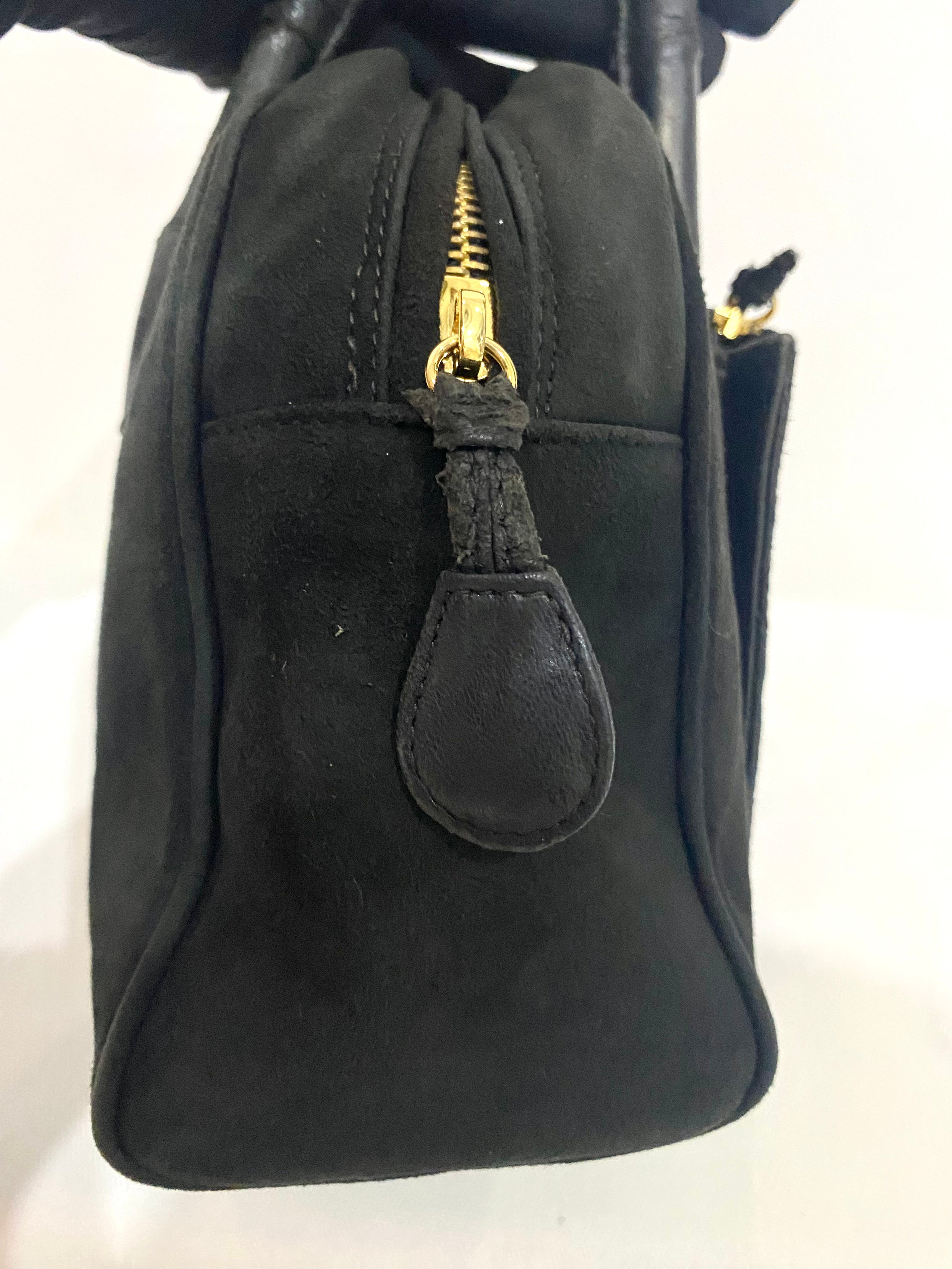 Christian Dior Black Cannage Vintage Handbag
