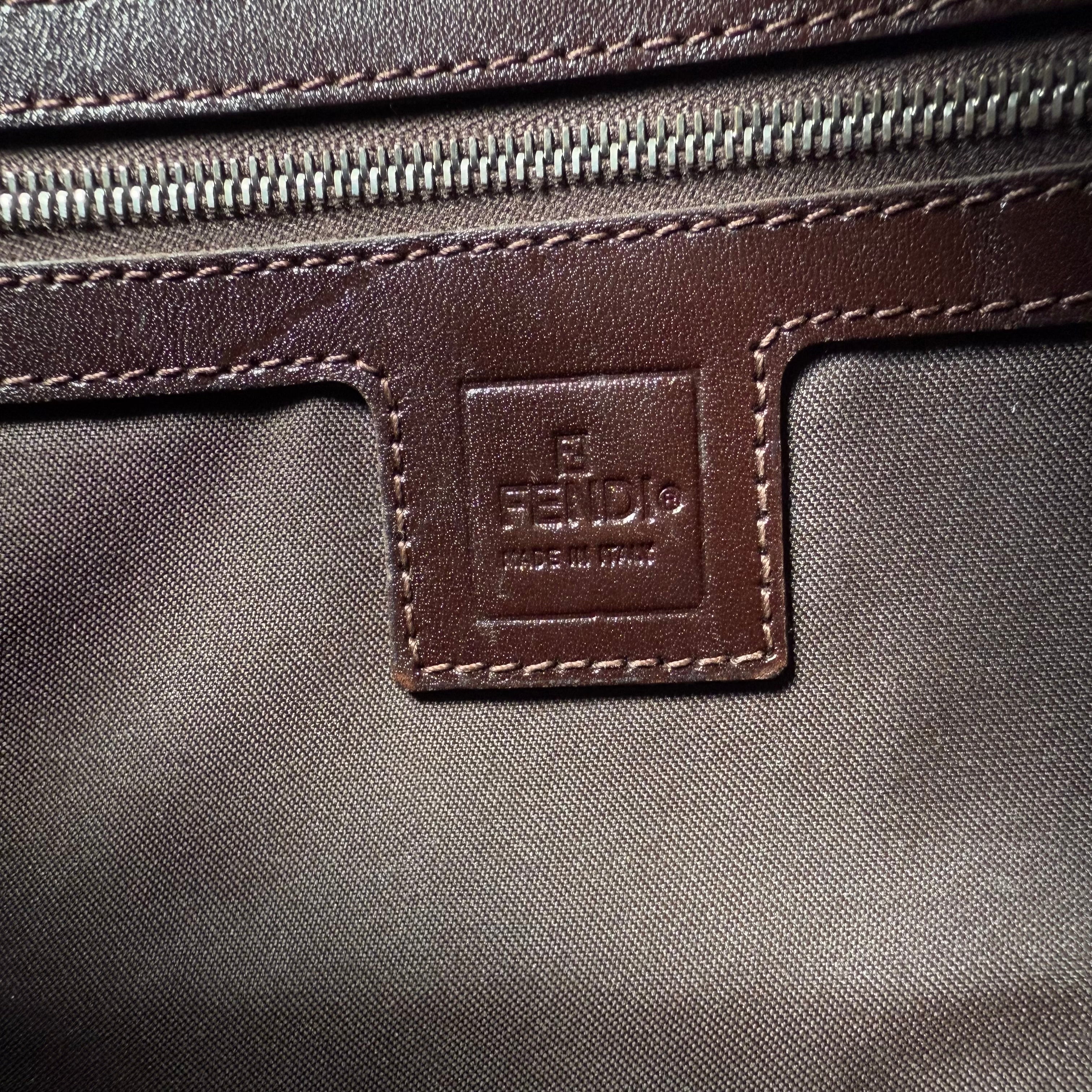 Fendi Zucca FF Mamma Baguette Flap