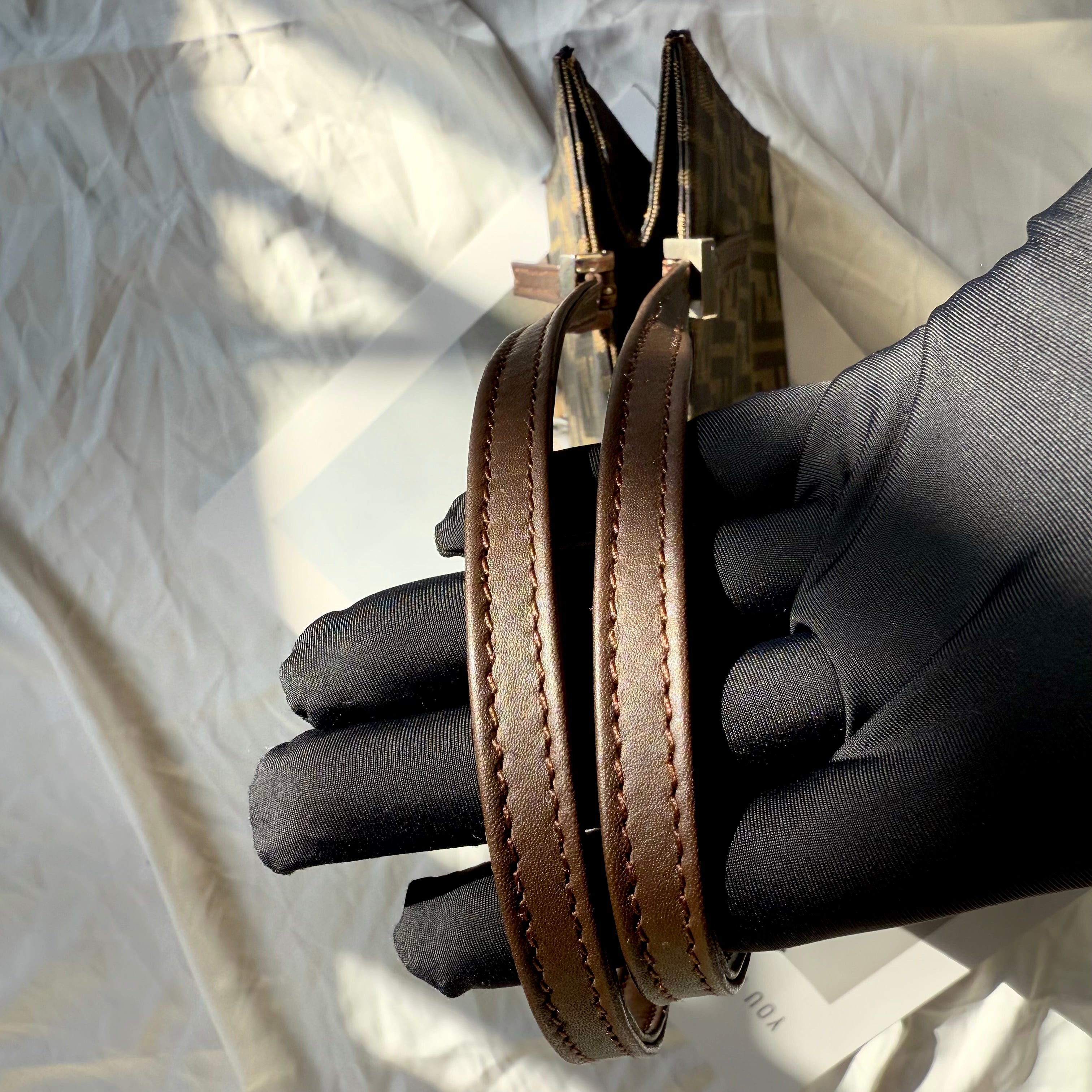 Fendi FF Monogram Baguette Tote Bag