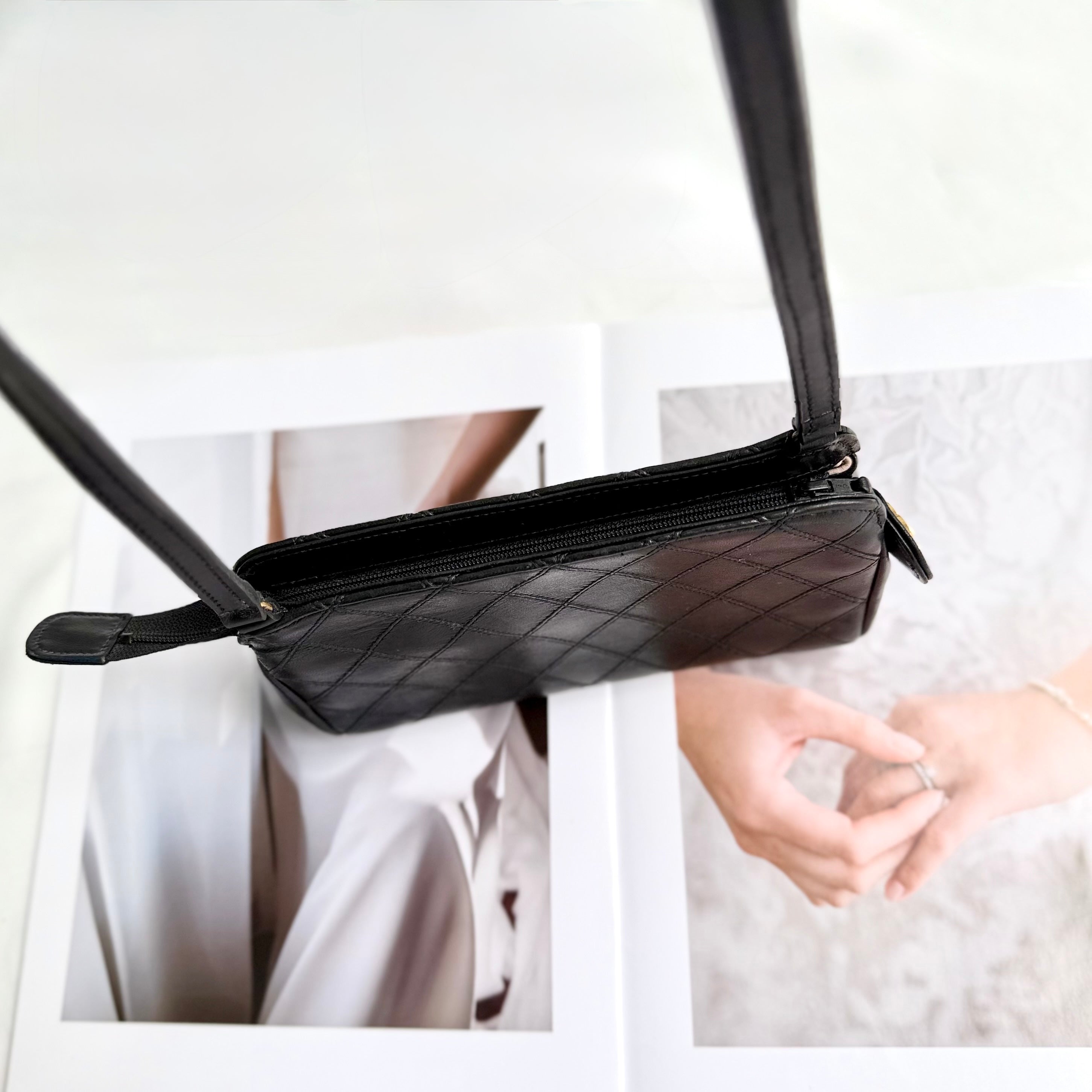 CHANEL CC Quilted Shoulder Bag