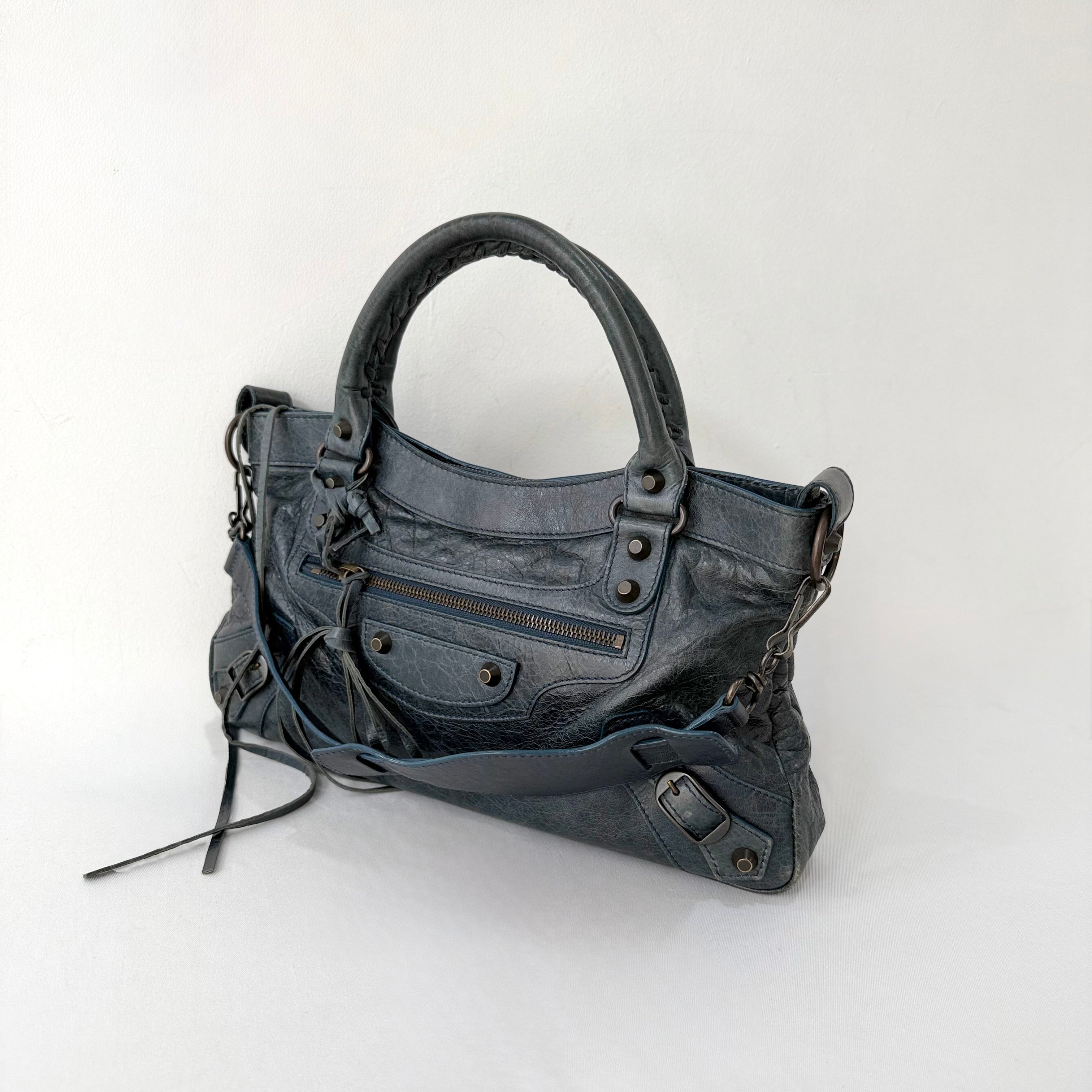 Balenciaga Le City First Bag in Black