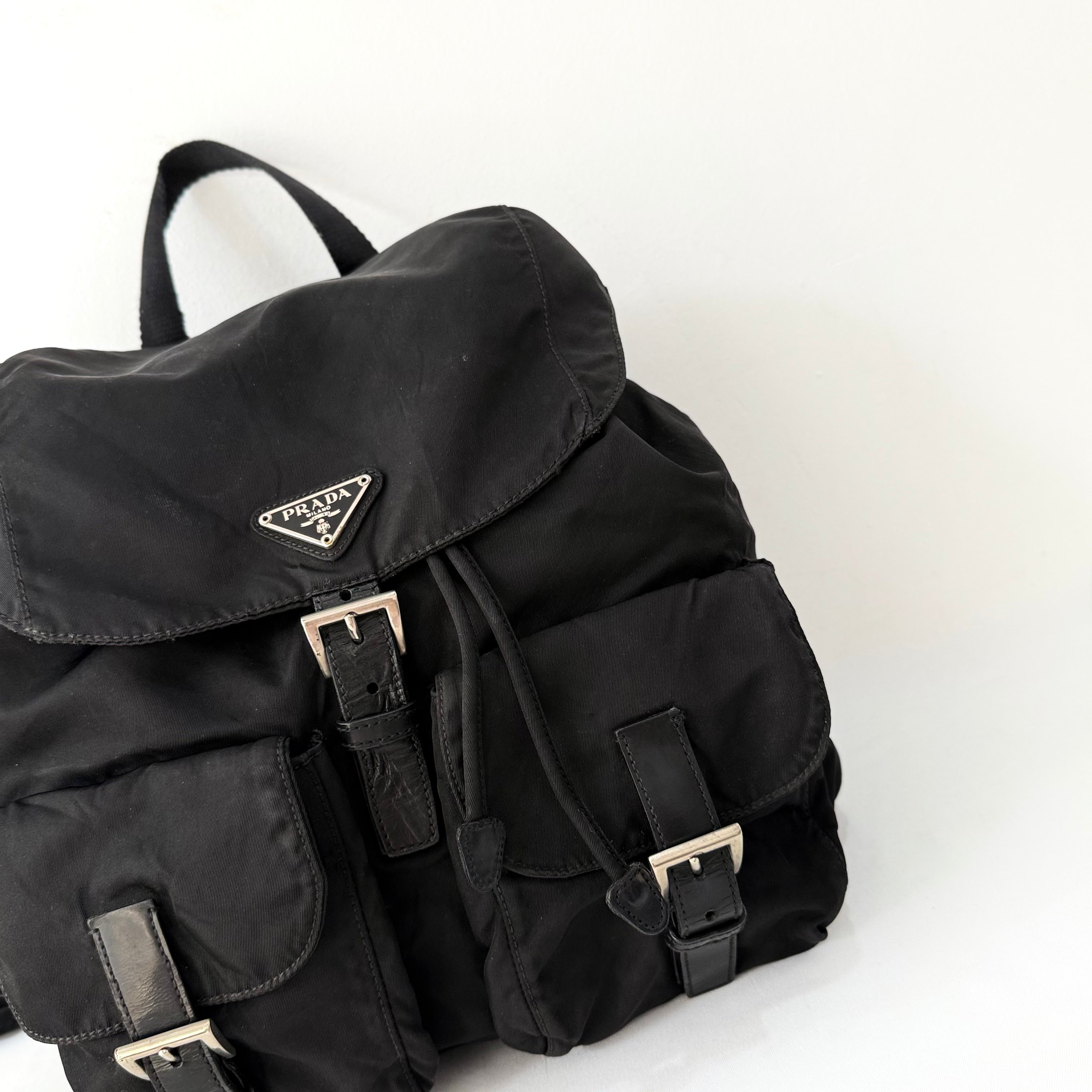 Prada Re-Nylon Backpack Black