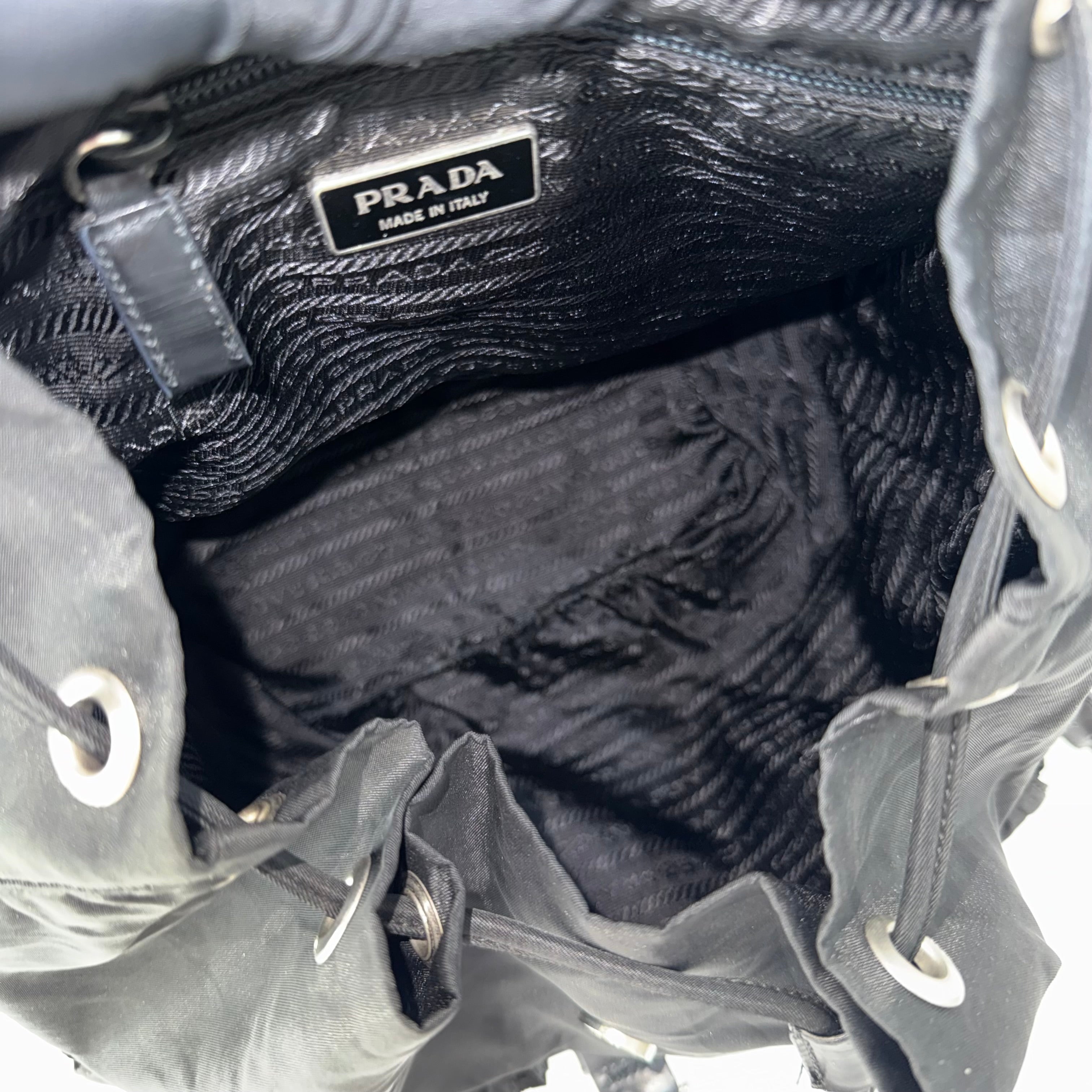 Prada Re-Nylon Backpack Black