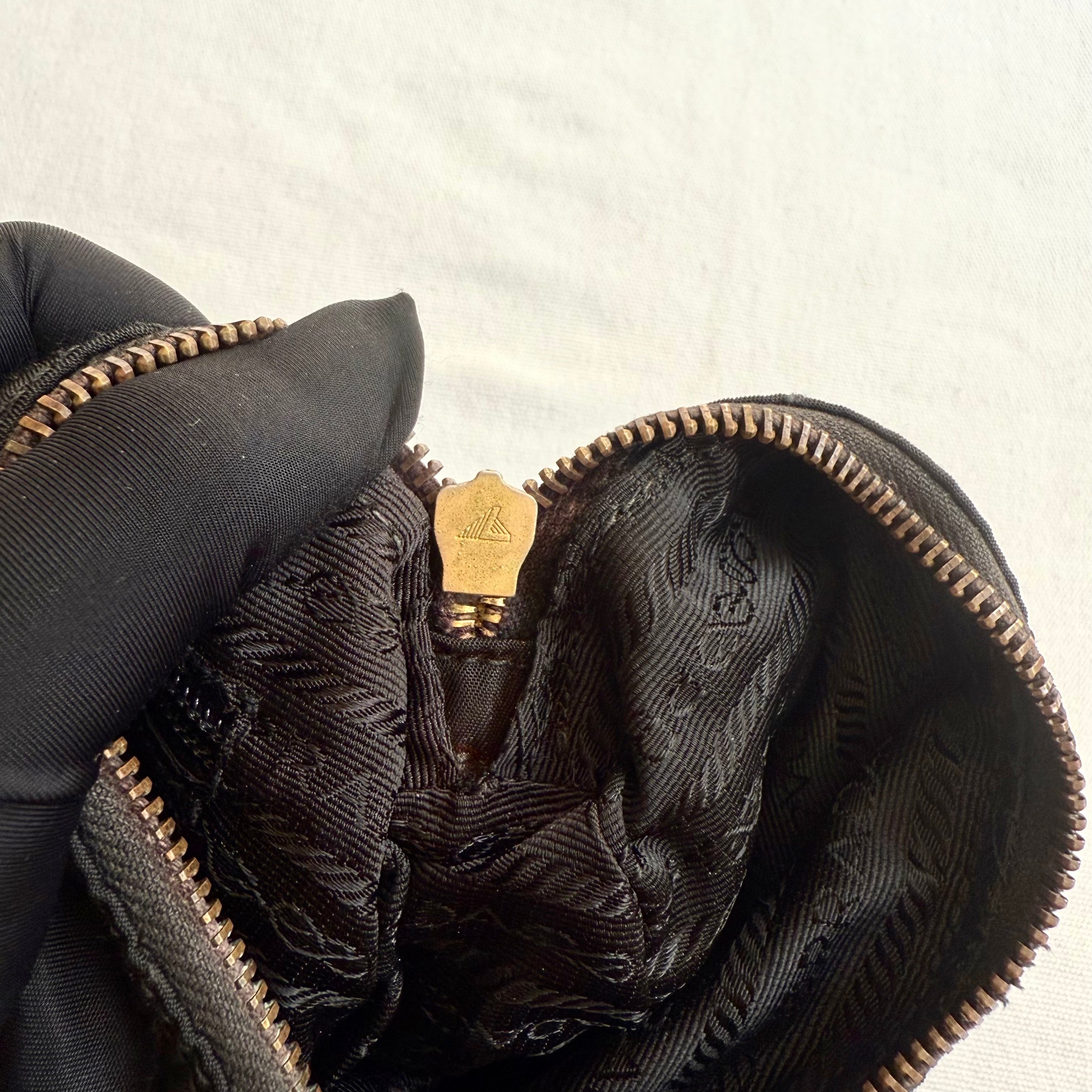 Prada Quilted Tessuto Chain Bag