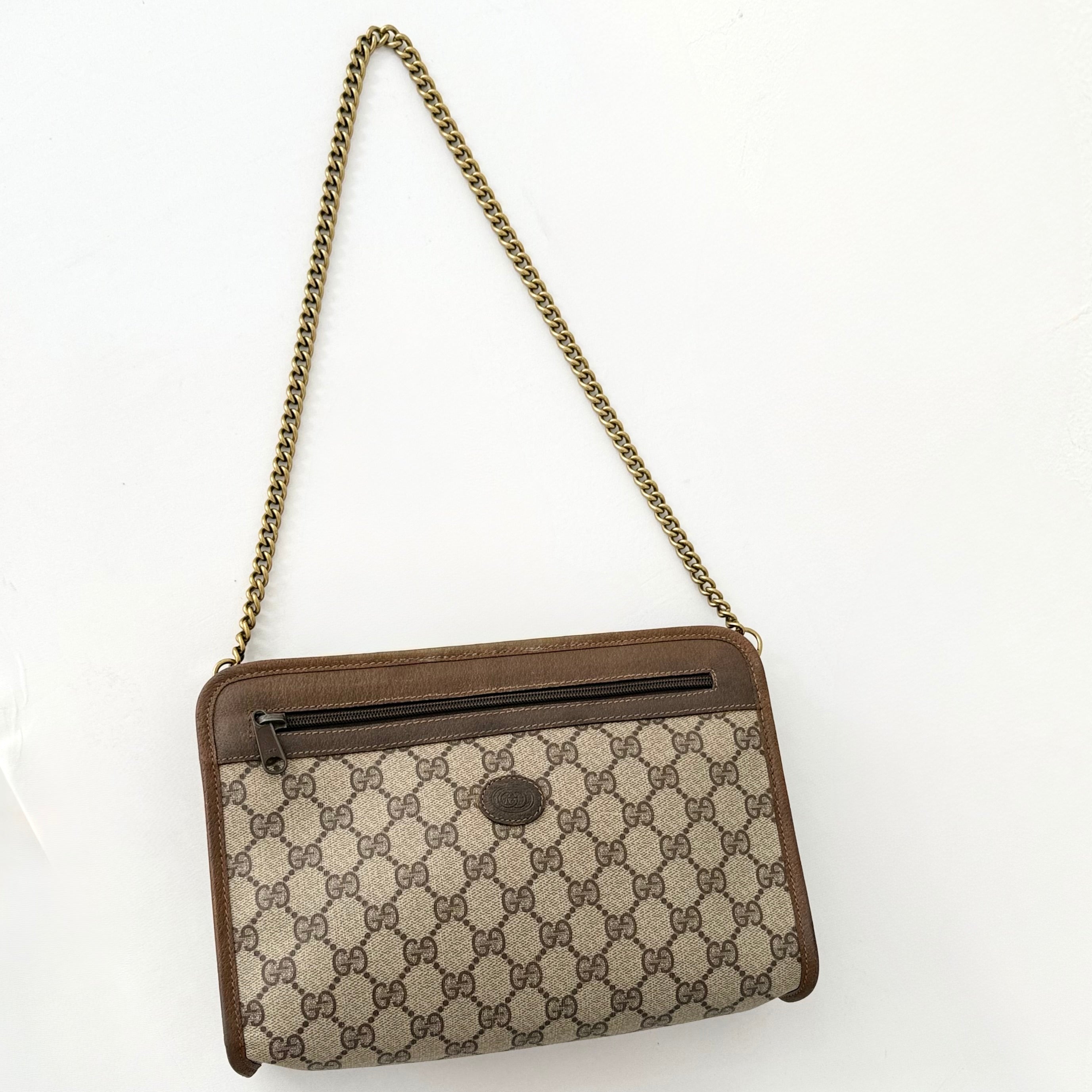 GUCCI GG Supreme Pochette Bag