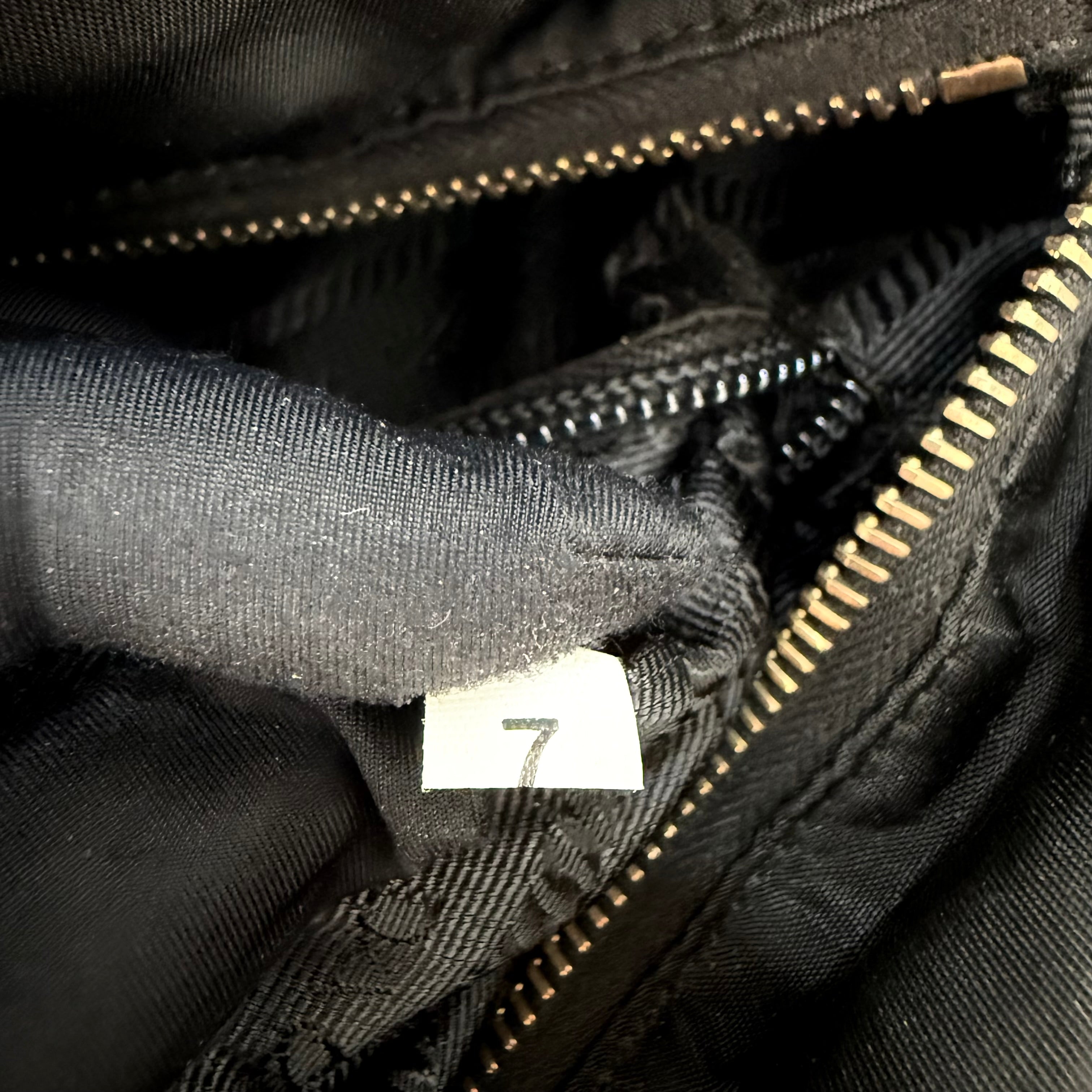 PRADA Gold Chain Tote Shoulder Bag