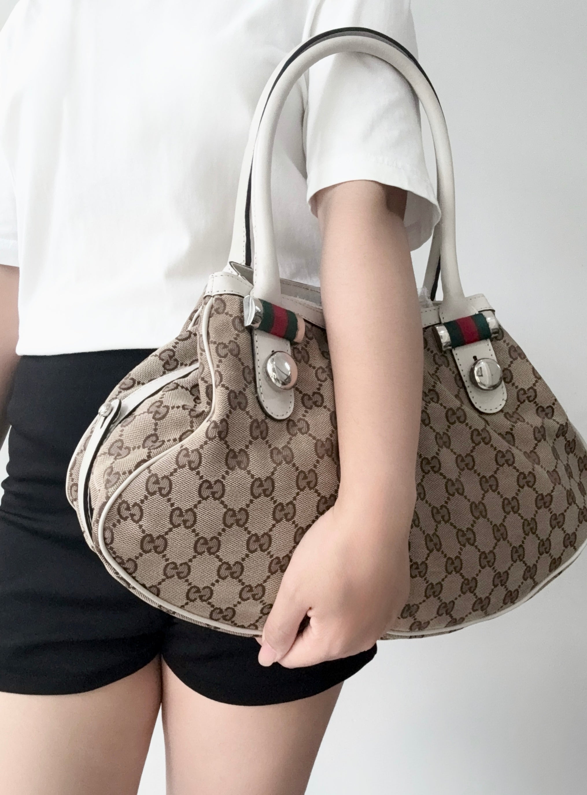 Gucci GG Canvas Matchball Abbey Tote