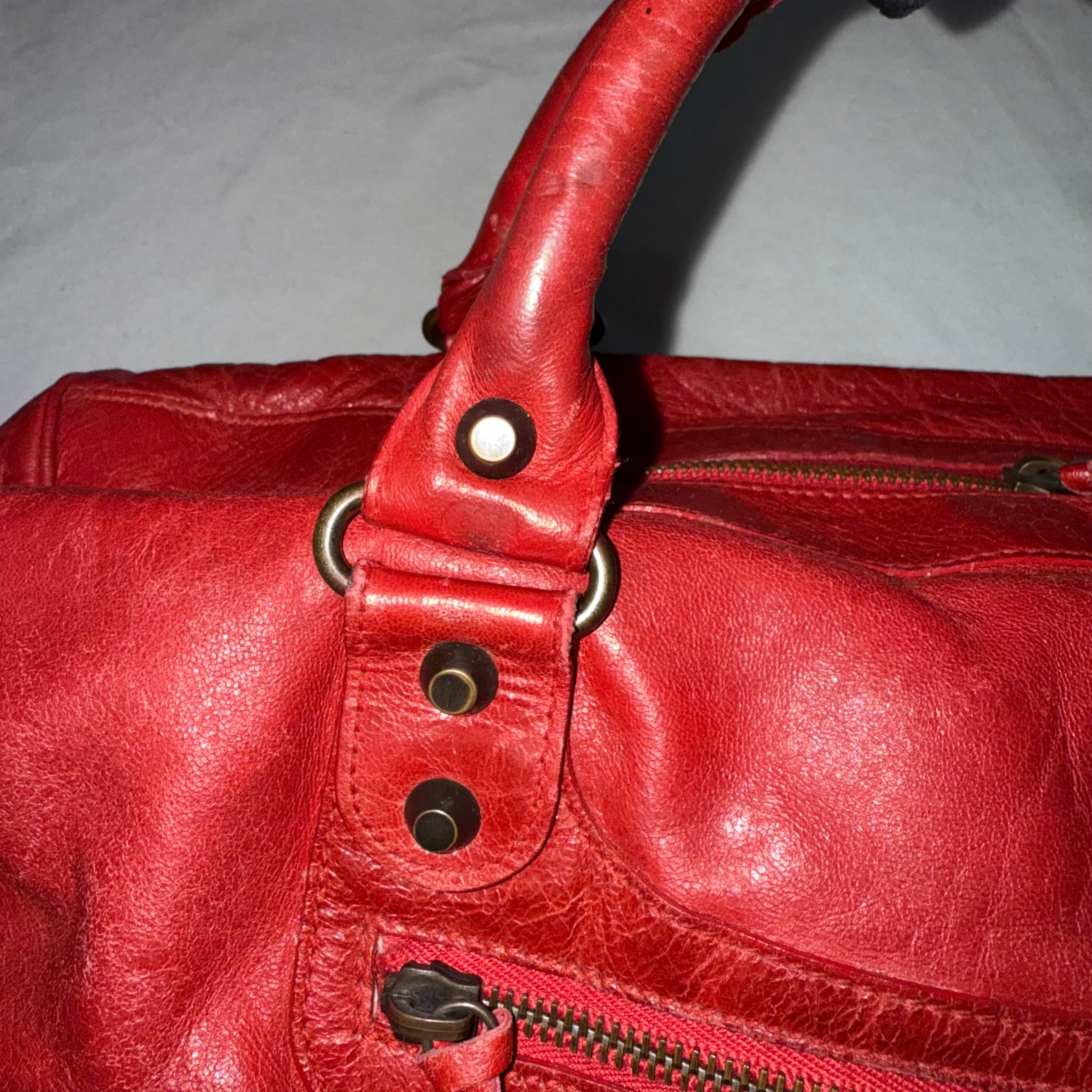 Balenciaga Twiggy Red Handbag