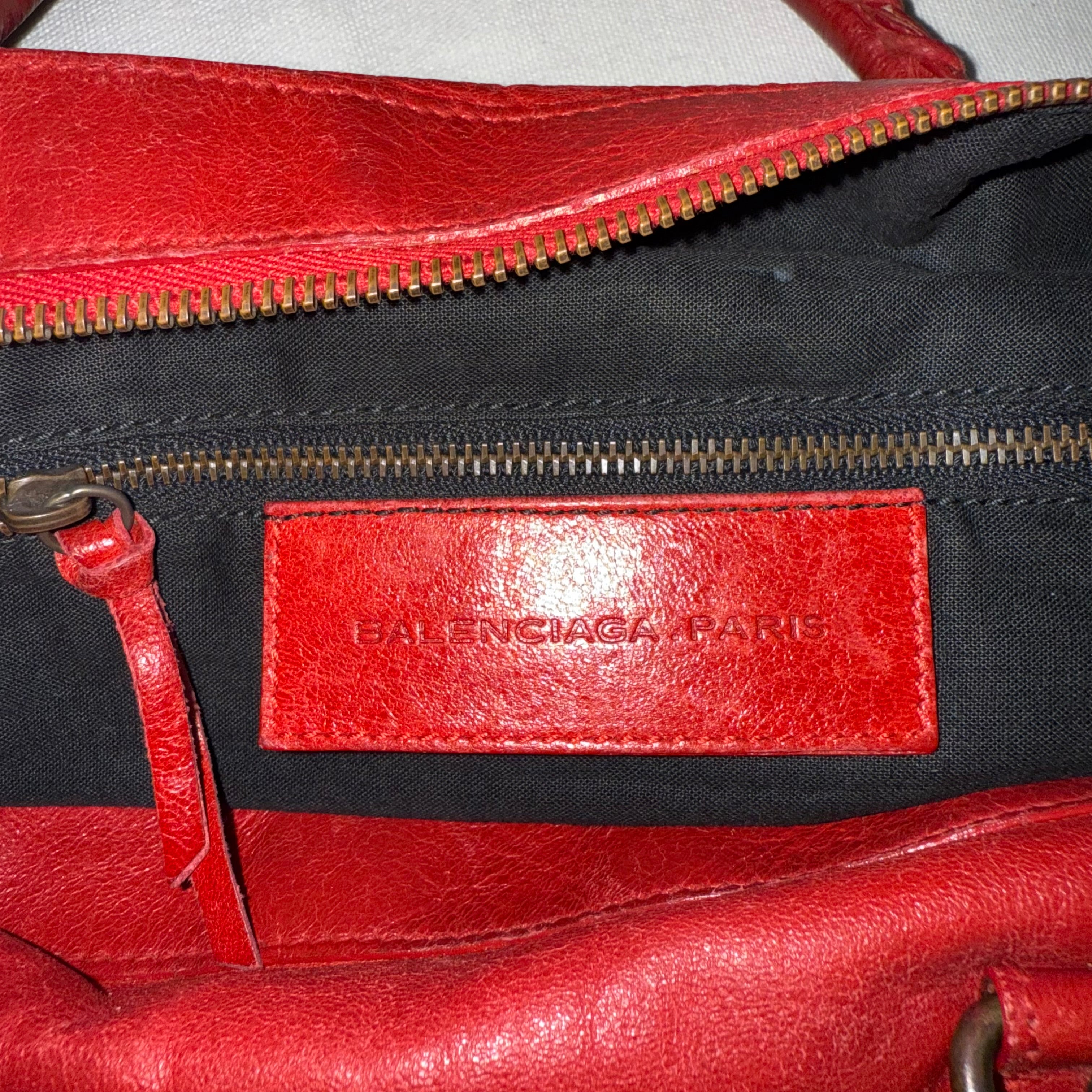 Balenciaga Twiggy Red Handbag