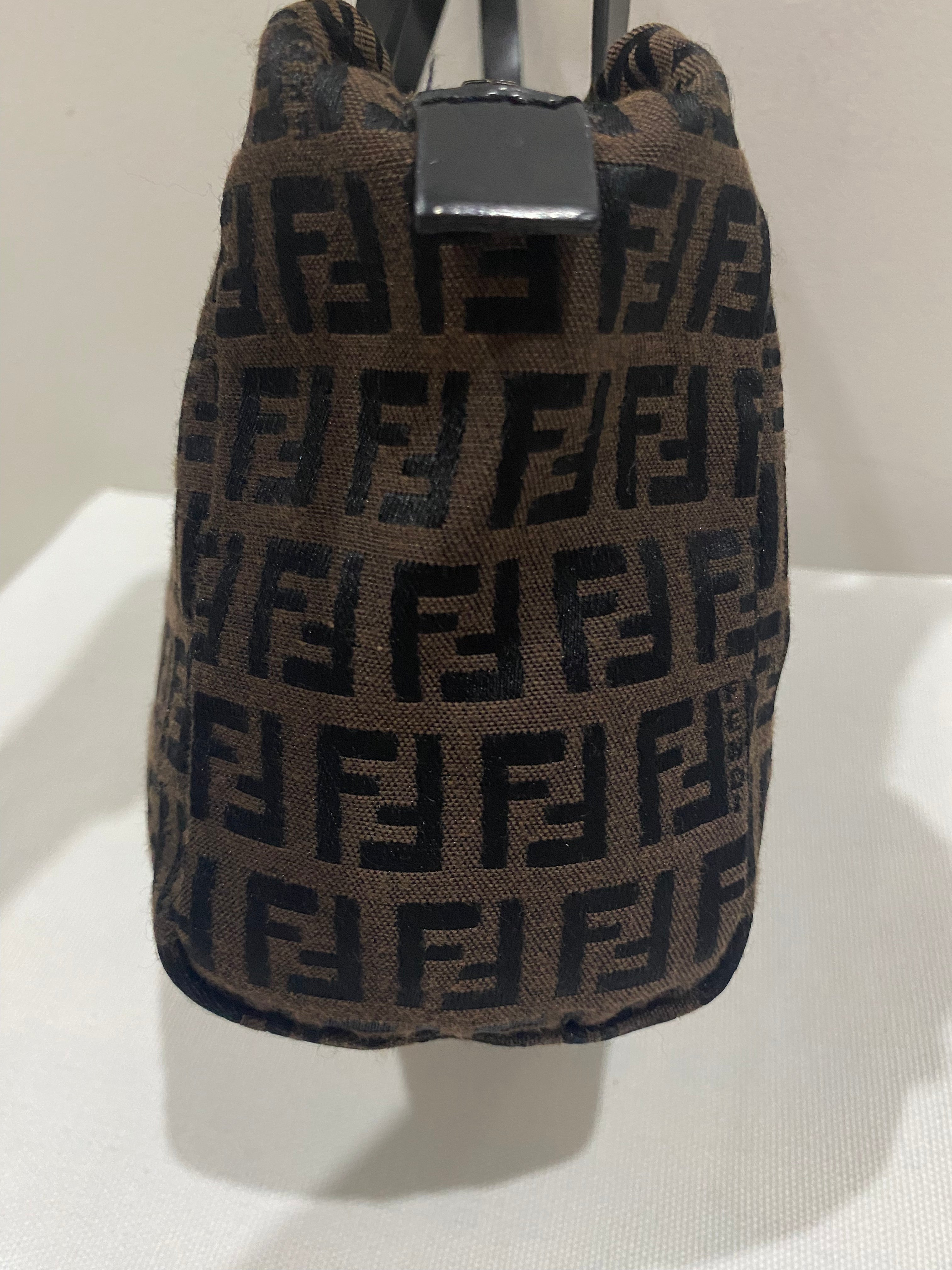 Fendi Mini Zucchino Chocolate Bag