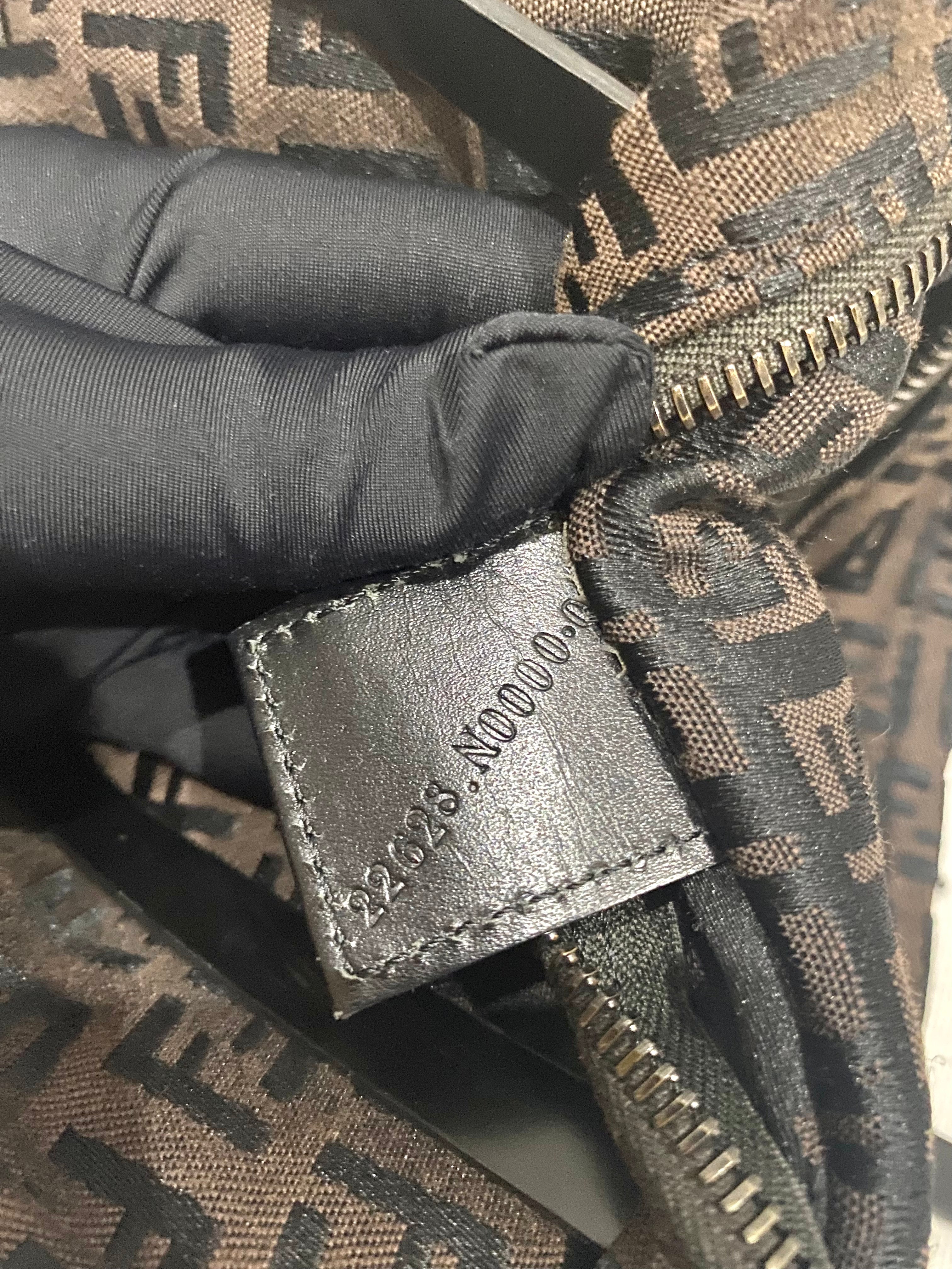 Fendi Mini Zucchino Chocolate Bag