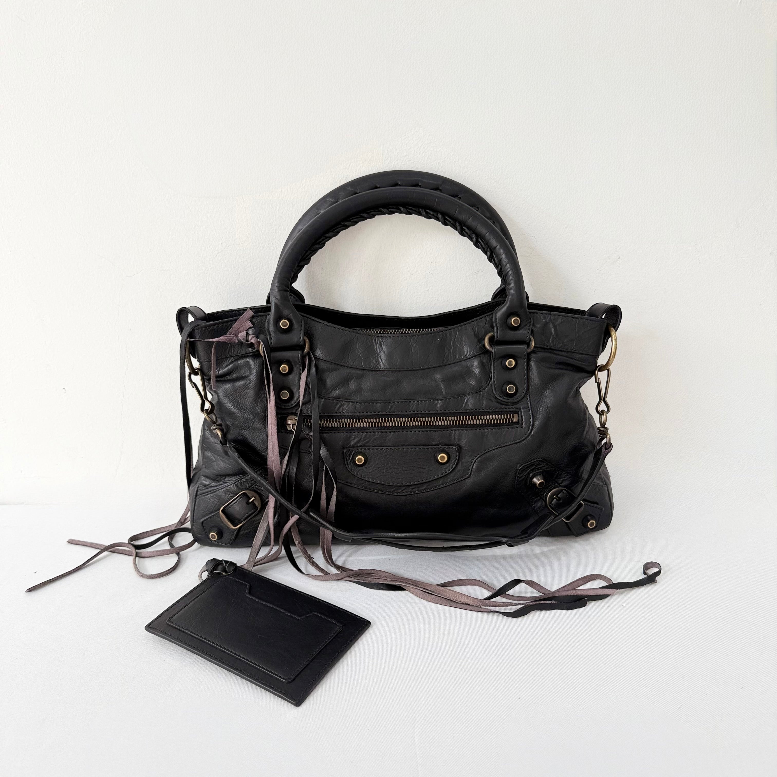 Balenciaga Le City First Bag in Black