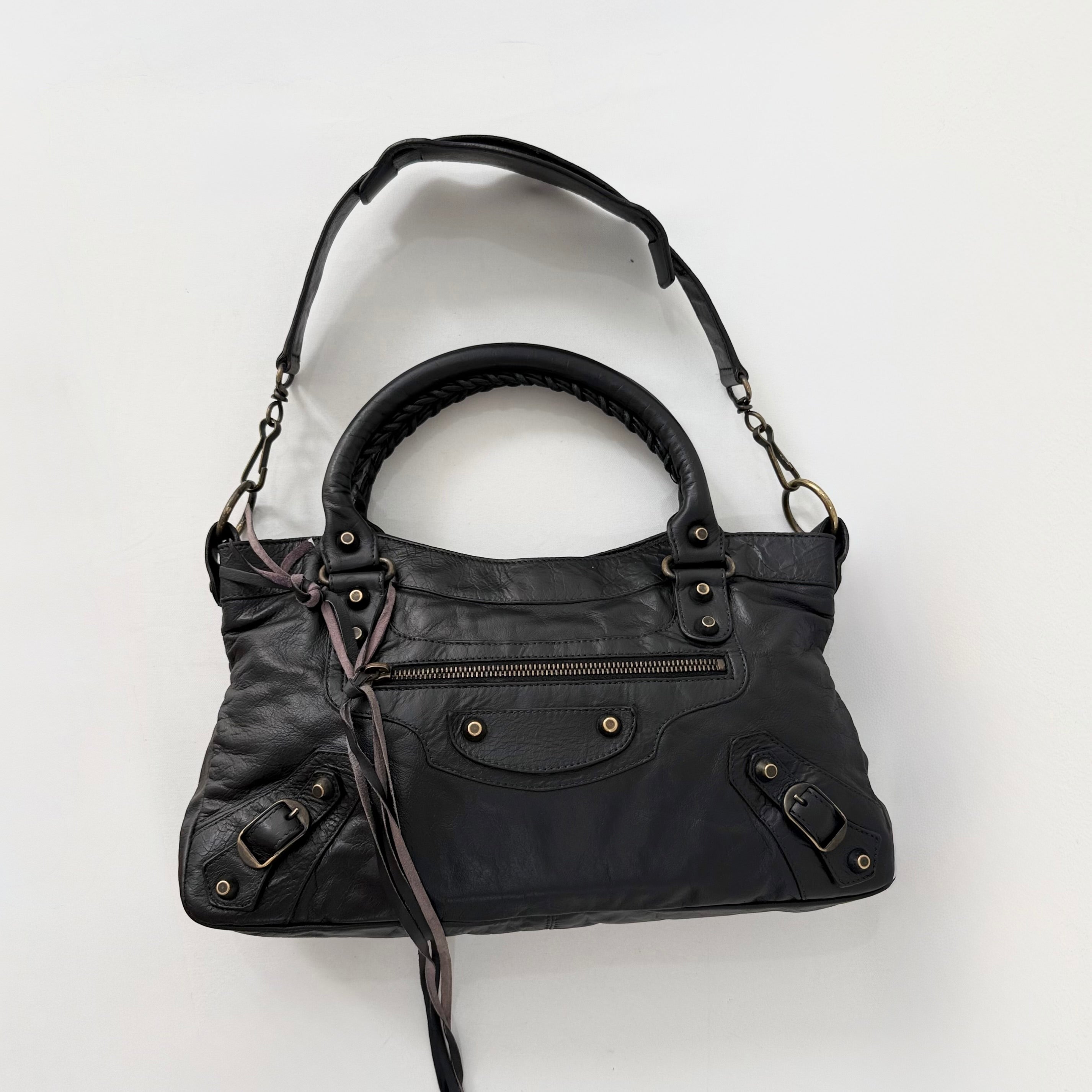 Balenciaga Le City First Bag in Black