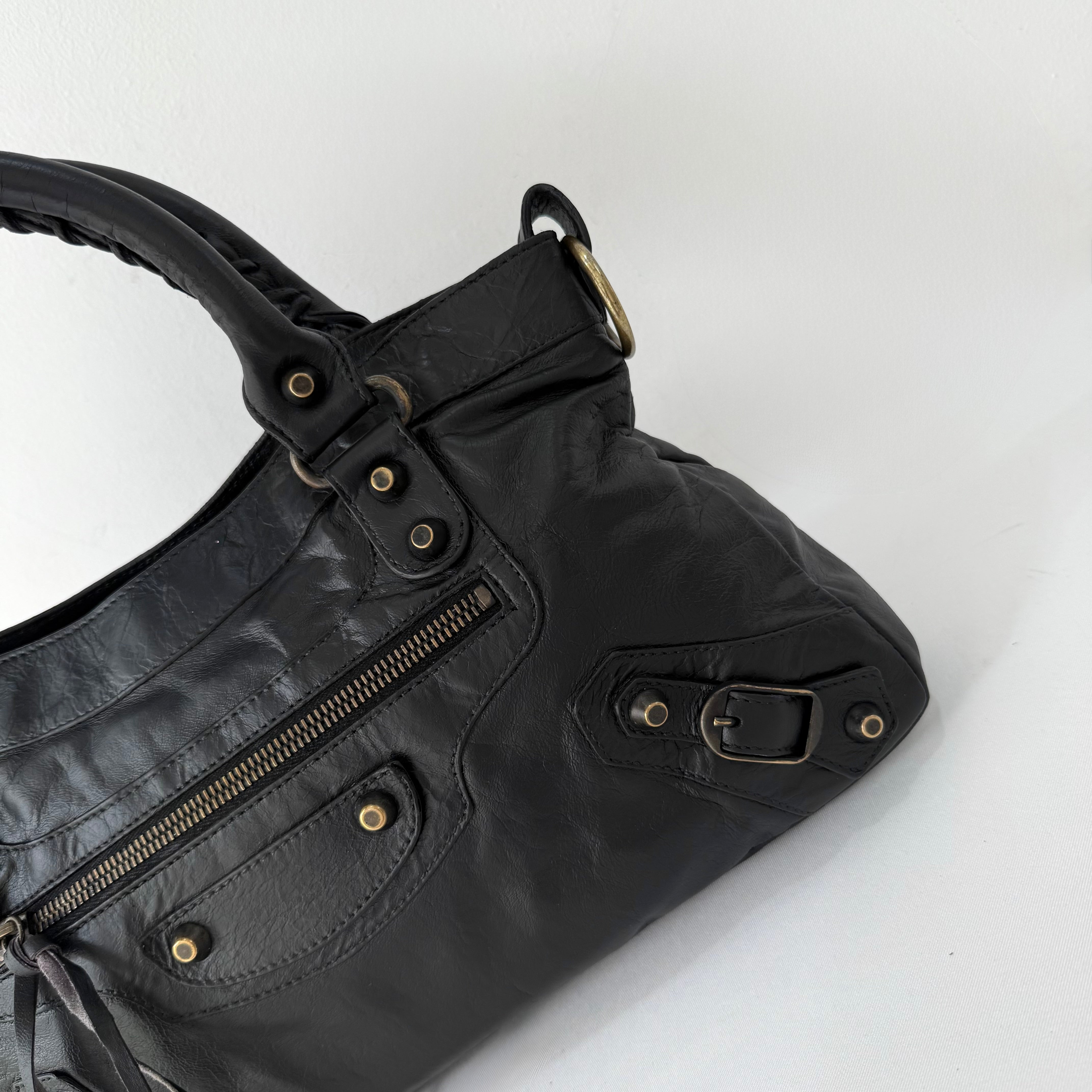 Balenciaga Le City First Bag in Black