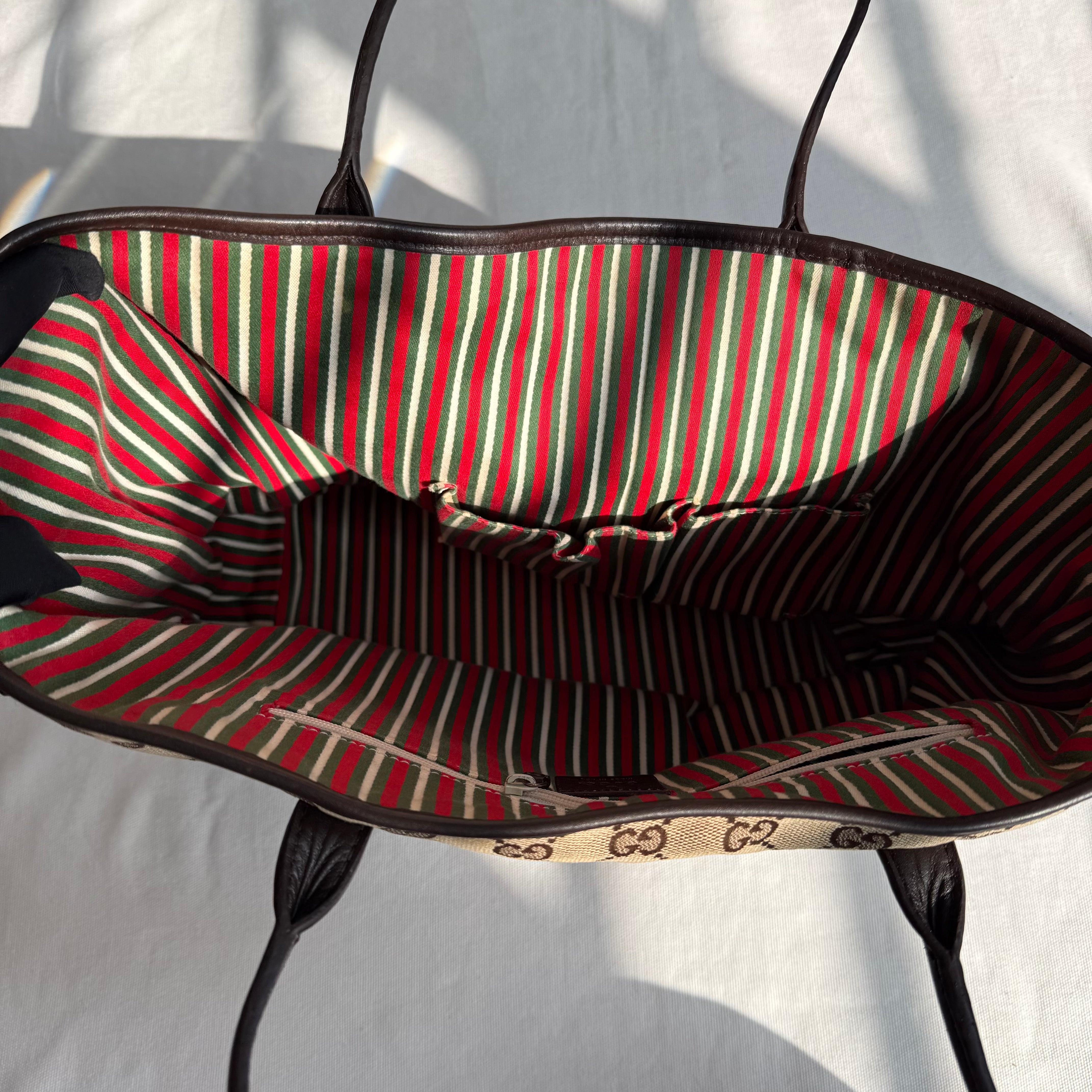 Gucci Britt Monogram Tote Bag