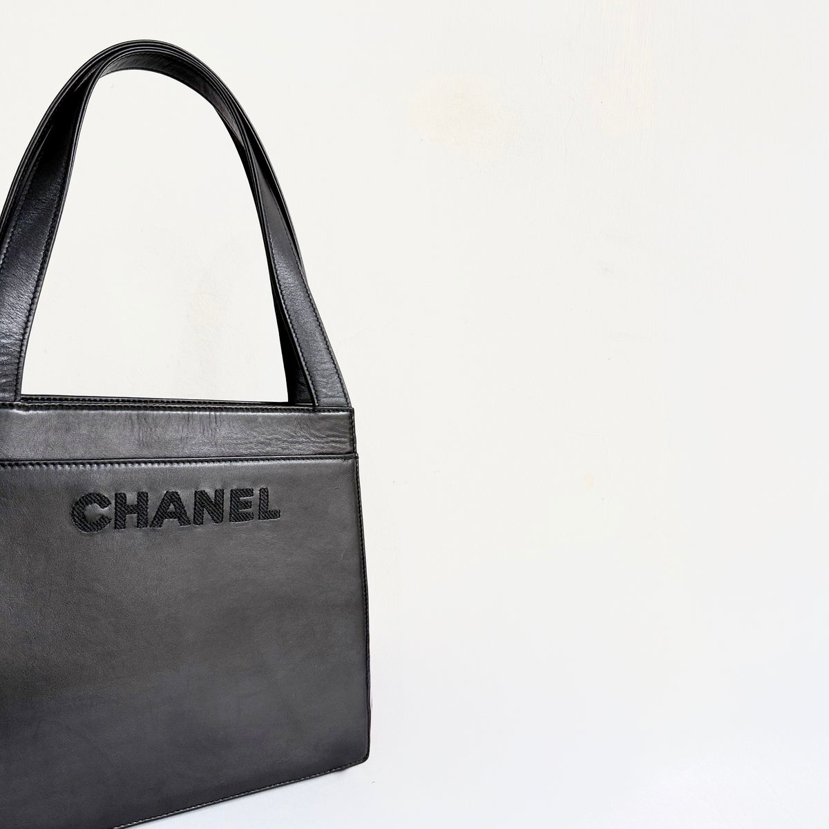 Chanel Shoulder Bag Lambskin Black