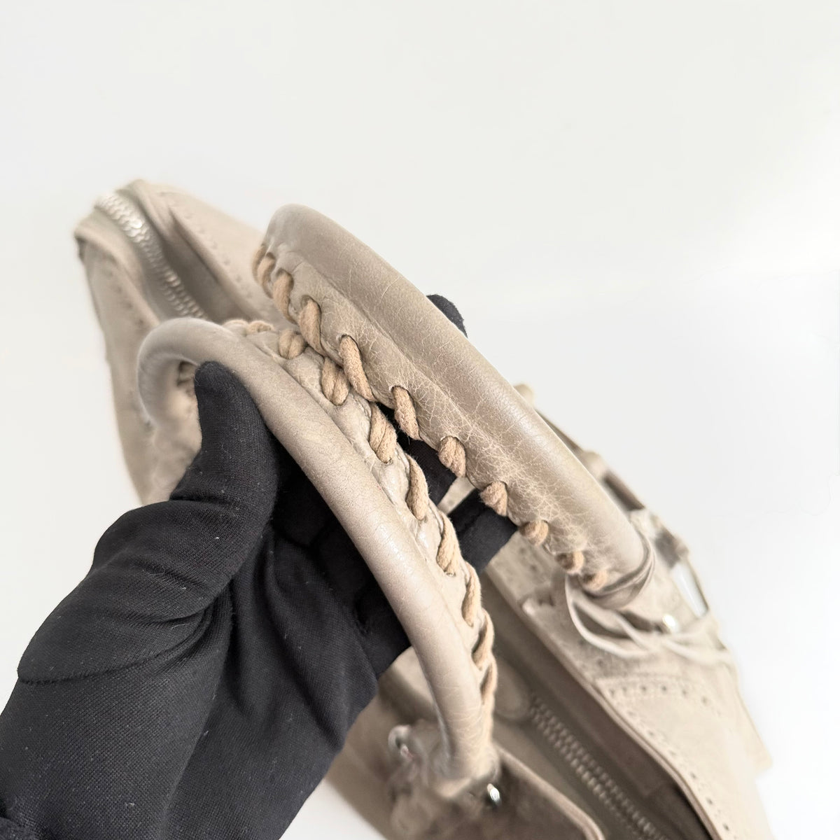 Balenciaga Giant Covered Brogues City Bag