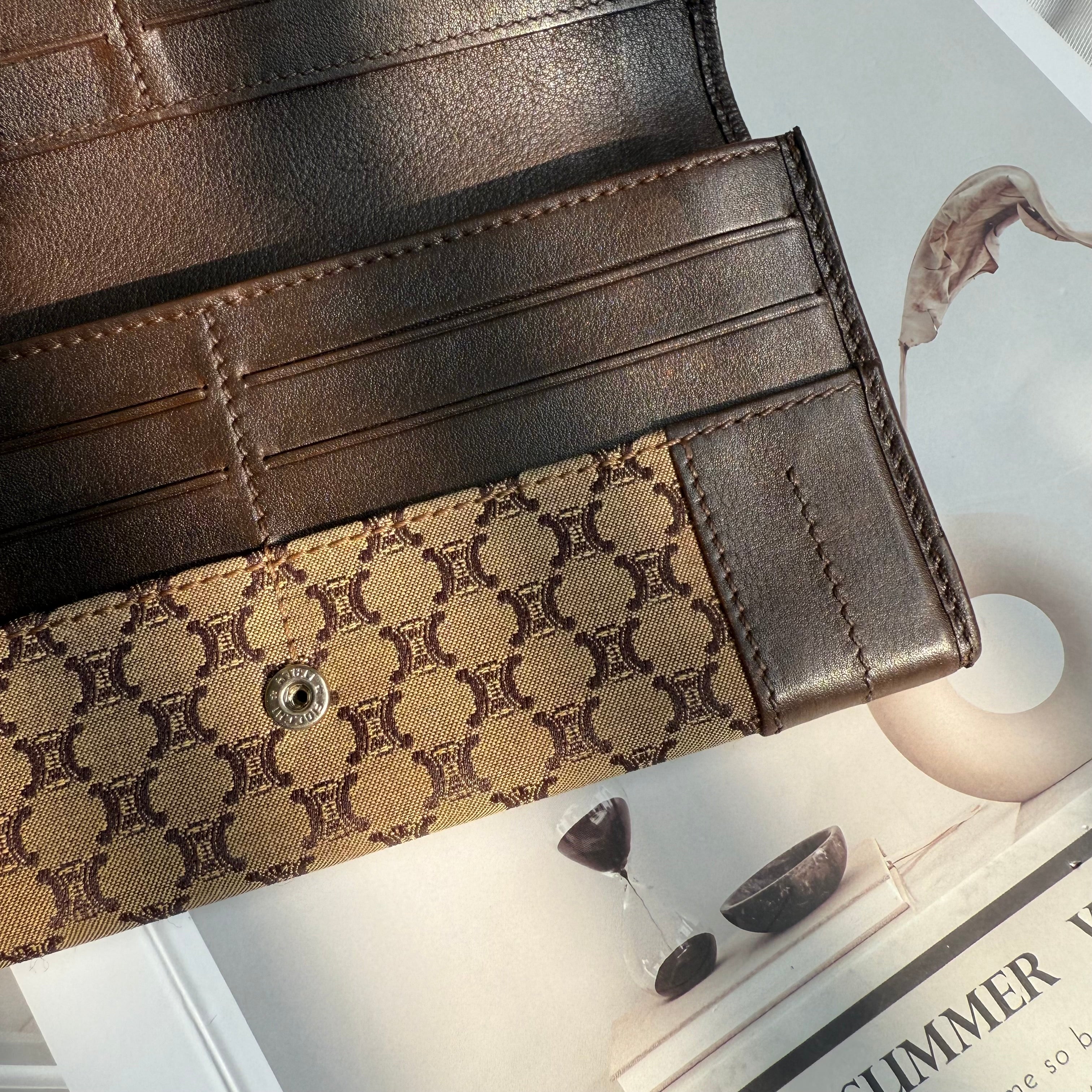 Celine Vintage CC Monogram Wallet