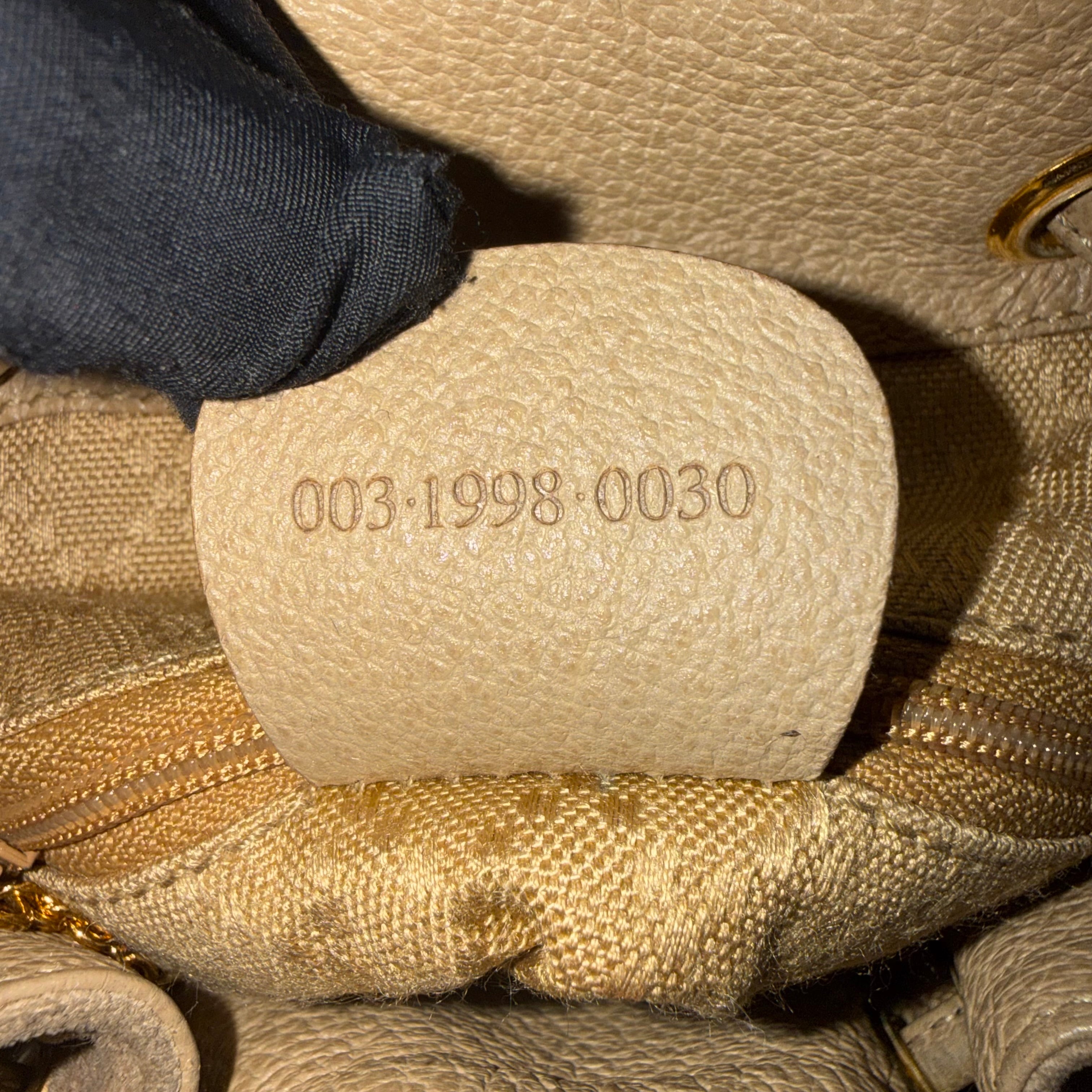 GUCCI Bamboo Backpack Suede Brown