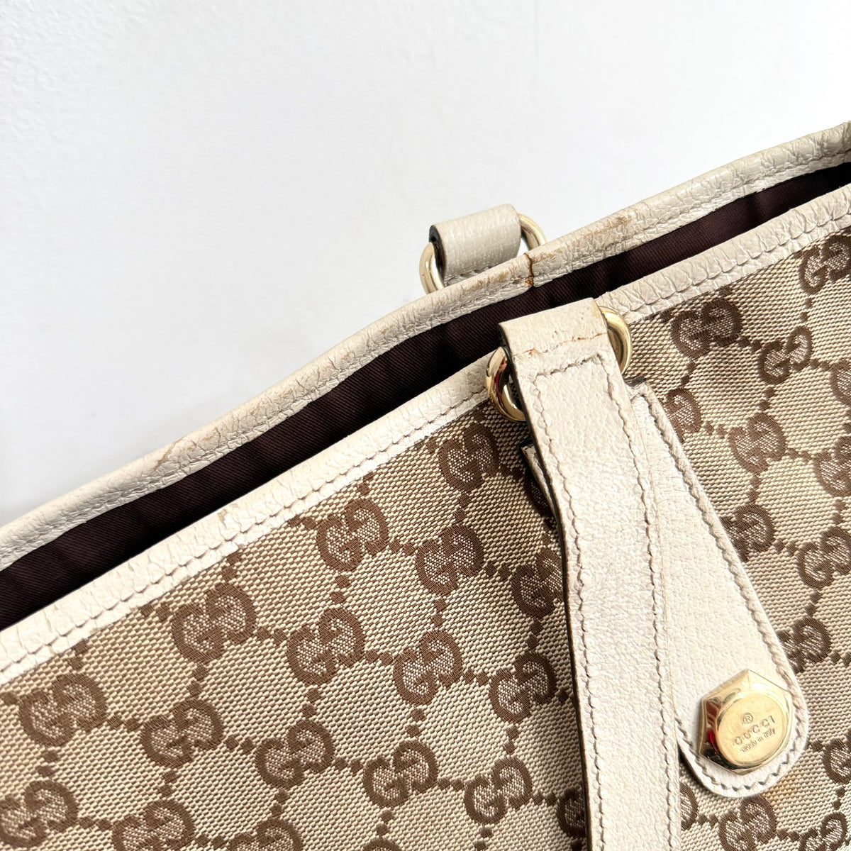 Gucci GG Canvas Charmy Tote