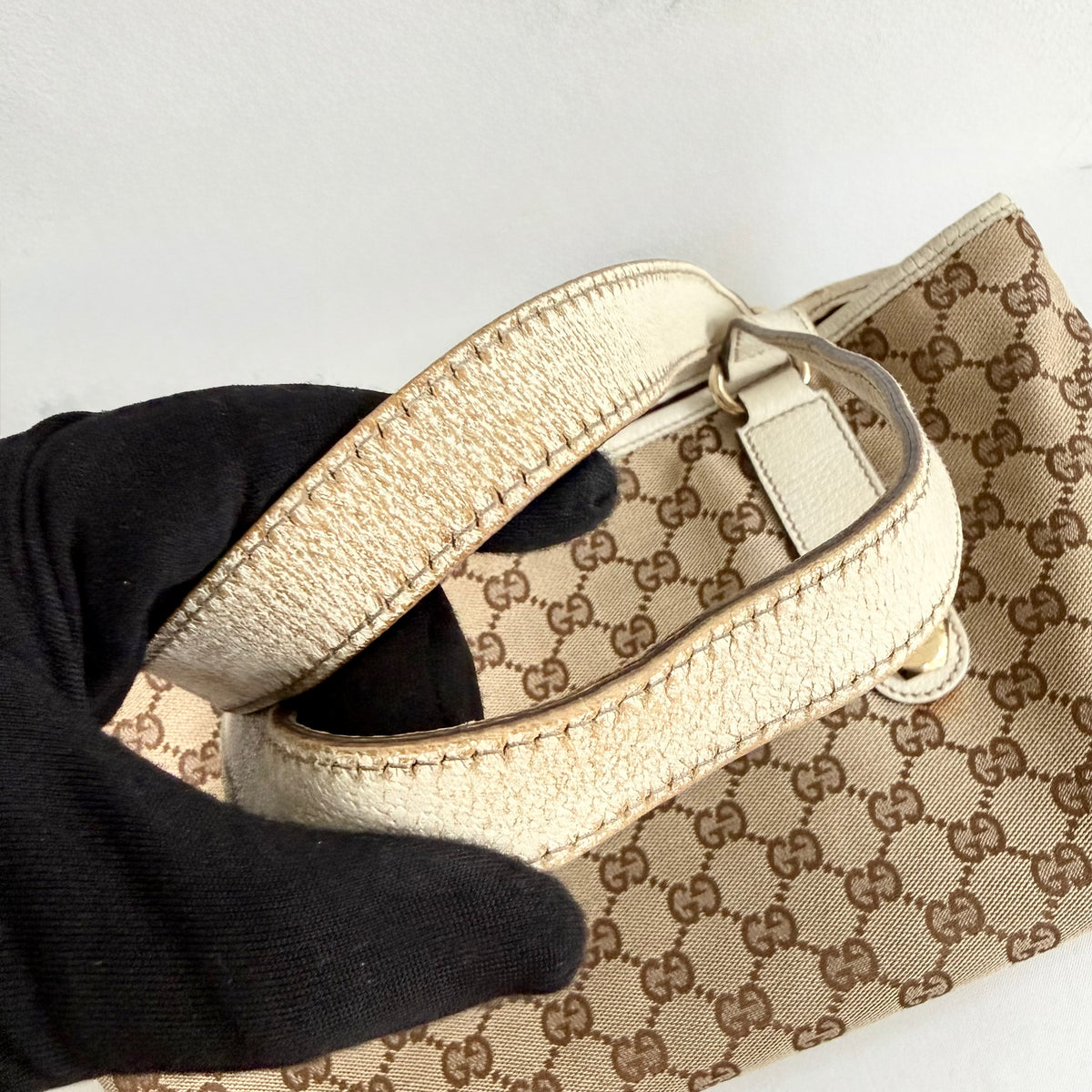 Gucci GG Canvas Charmy Tote