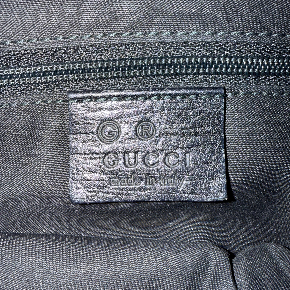 Gucci Black GG Reins Hobo Bag