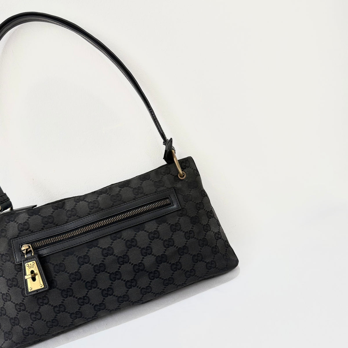 Gucci Vintage GG Canvas Ellington Shoulder Bag