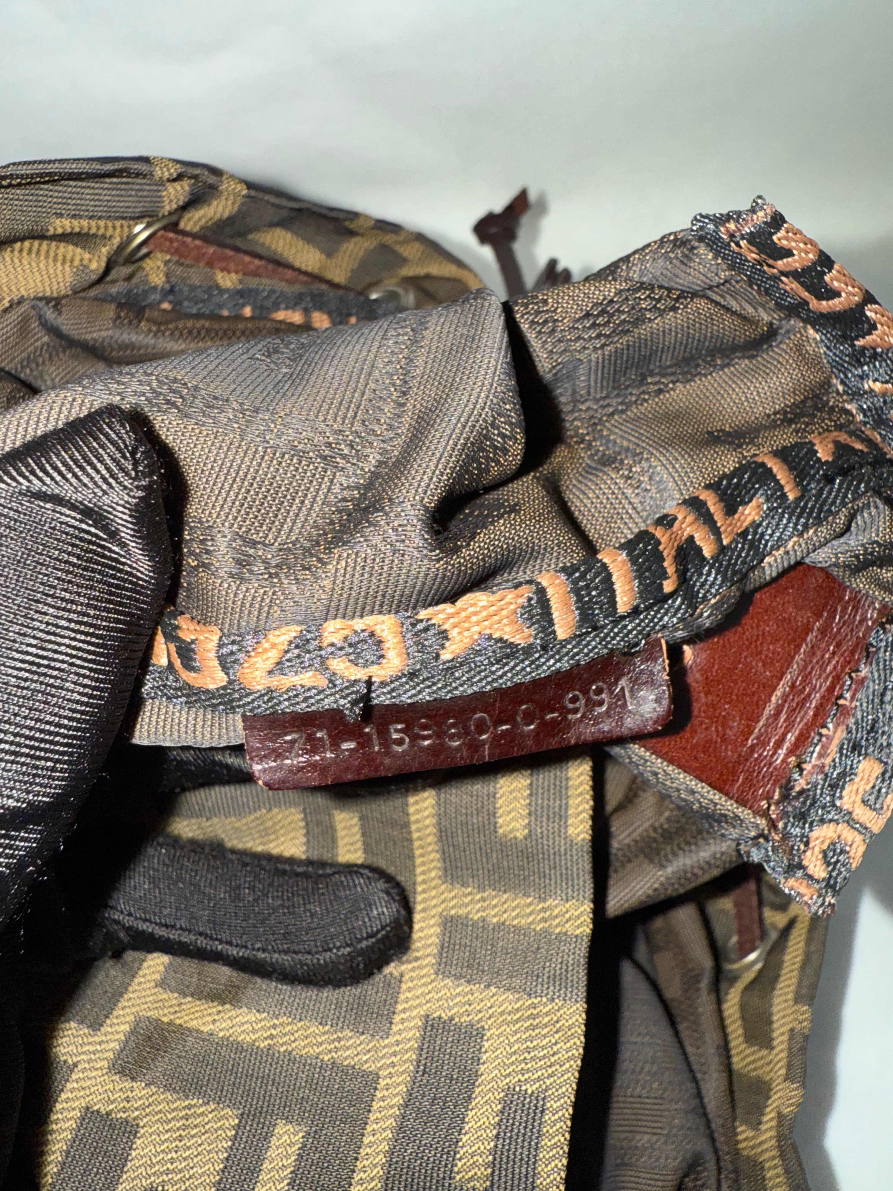 FENDI Zucca Backpack Brown