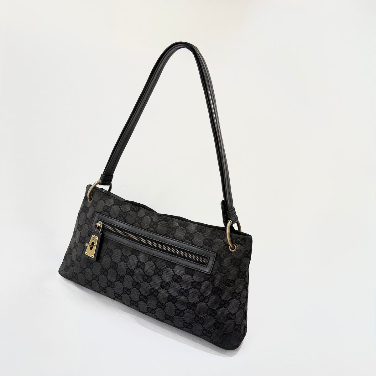 Gucci Vintage GG Canvas Ellington Shoulder Bag