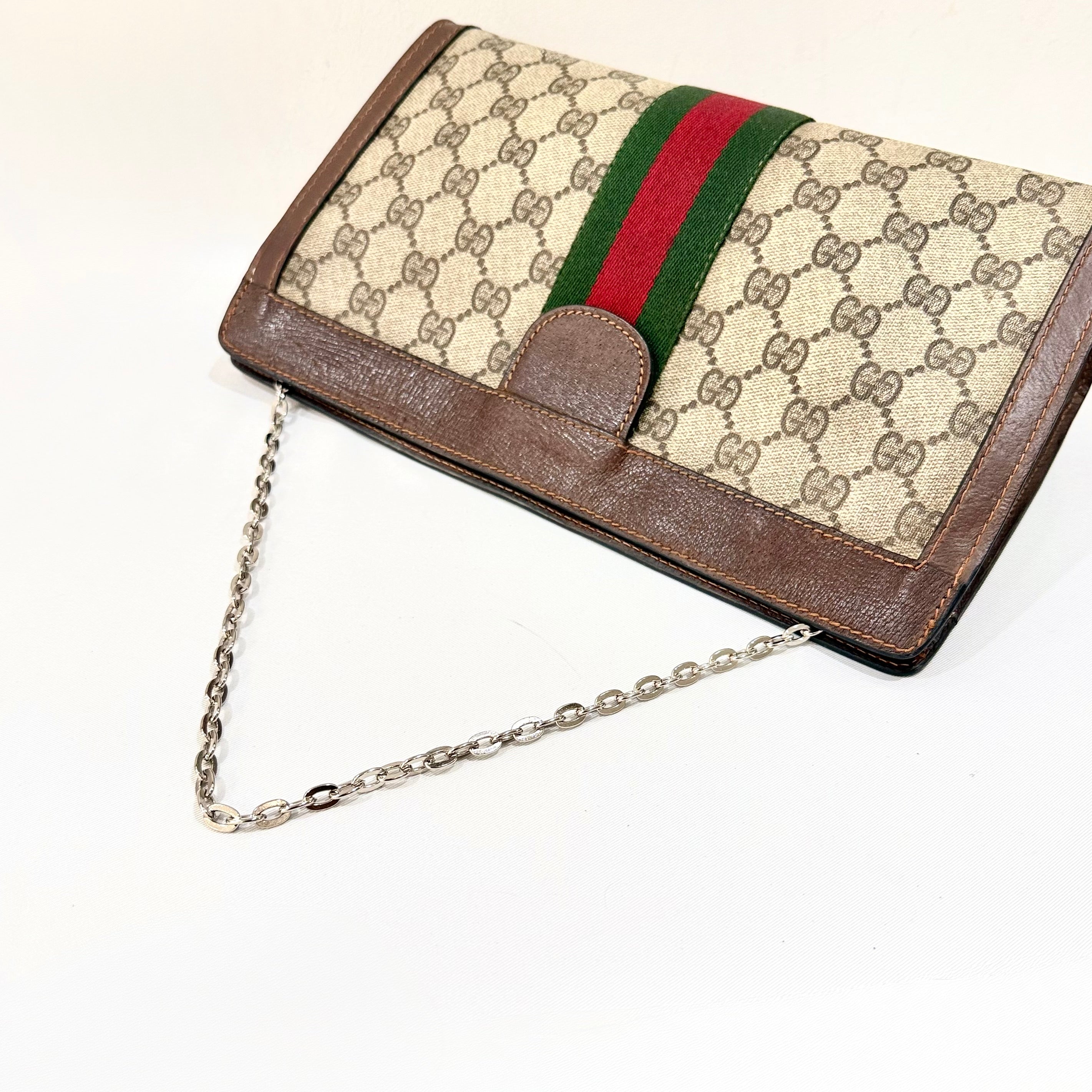 Gucci GG Supreme Monogram Web Ophidia Chain Shoulder