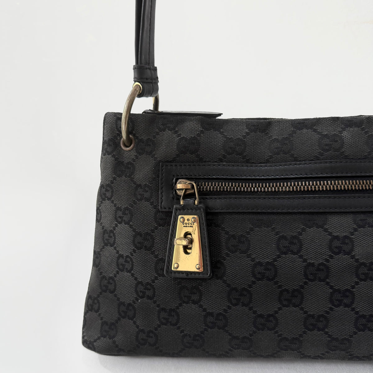 Gucci Vintage GG Canvas Ellington Shoulder Bag