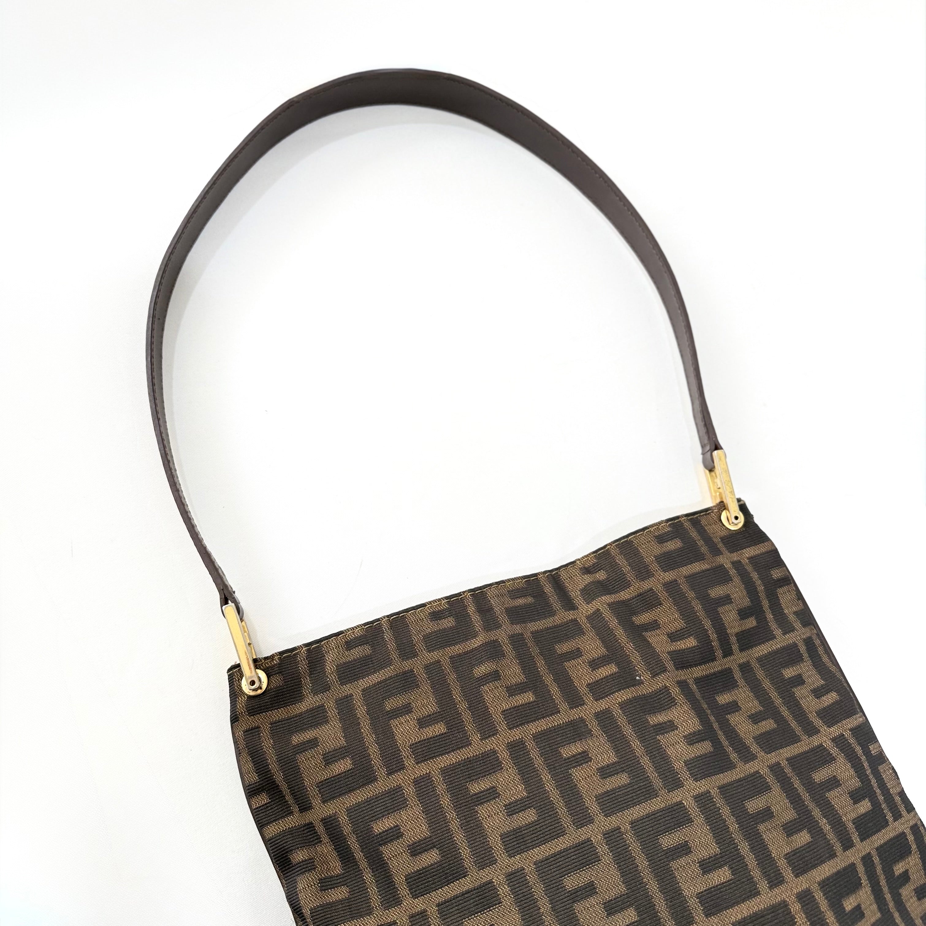 Fendi FF Zucca Canvas Shoulder Bag