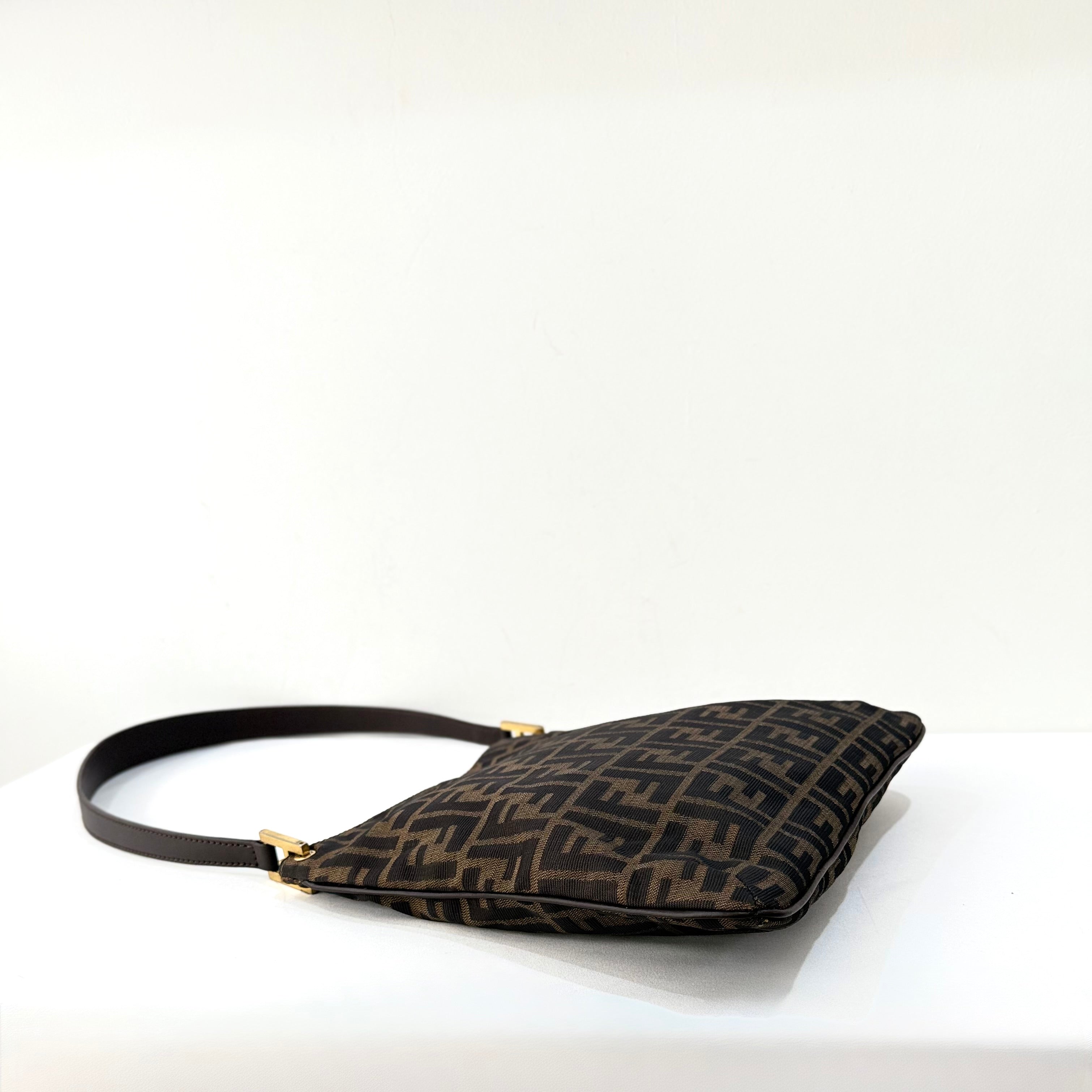 Fendi FF Zucca Canvas Shoulder Bag